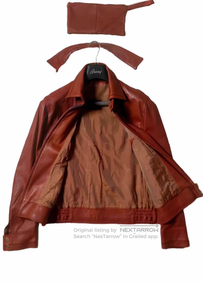 Brioni Brioni Casual leather jacket Size US L / EU 52-54 / 3 - 2 Thumbnail