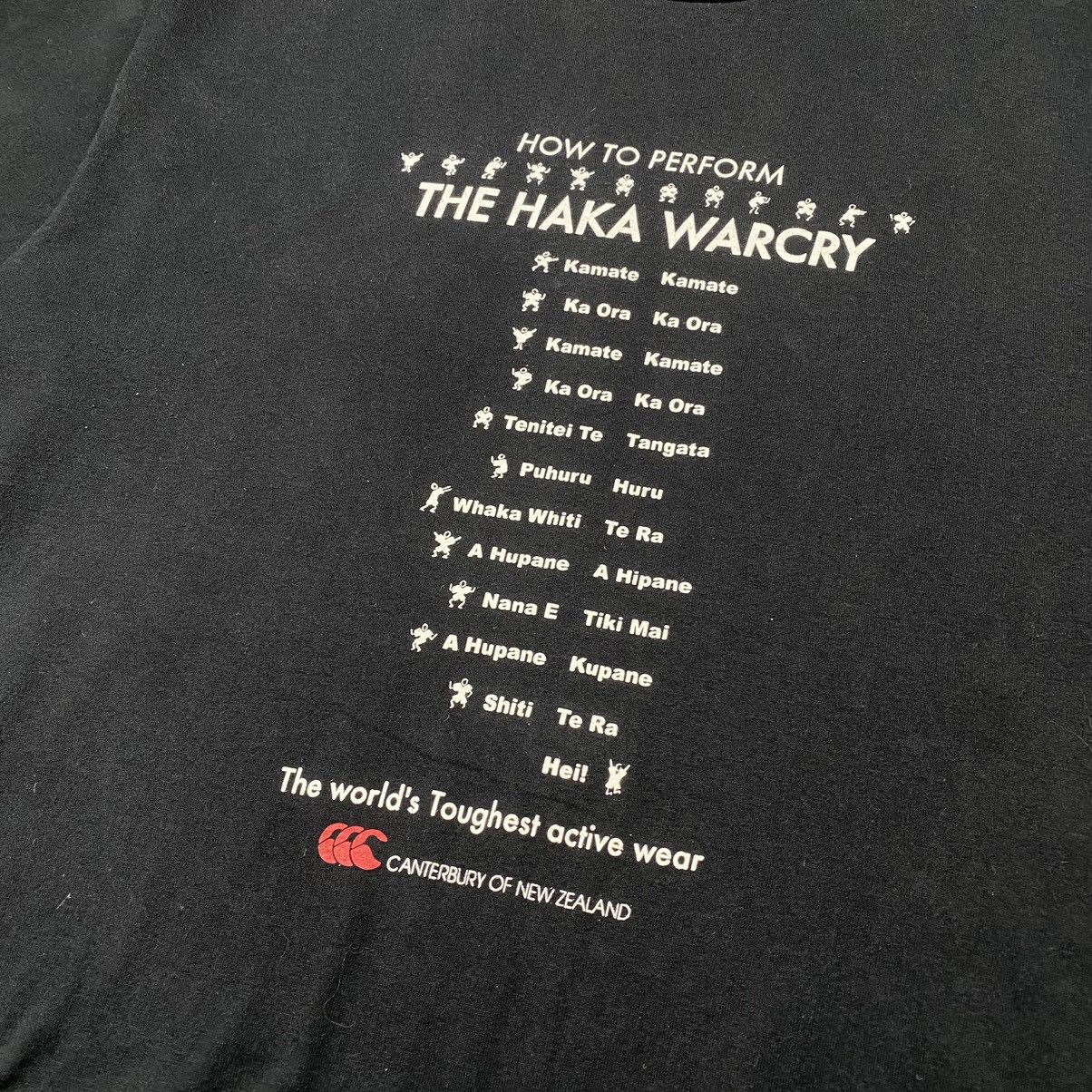 Canterbury of New Zealand × Vintage y2k How To Perform The Haka Warcry Tee Size US L / EU 52-54 / 3 - 2 Thumbnail