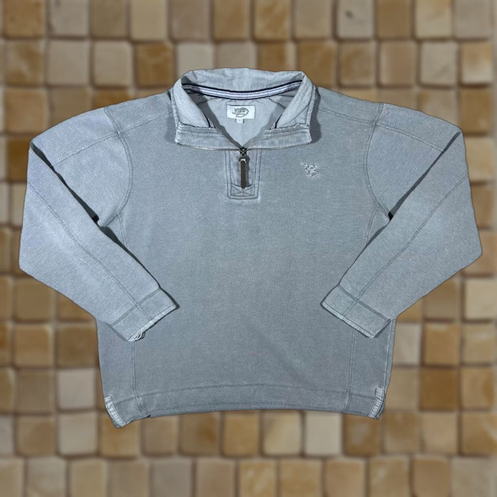 Vintage Kangaroo Poo Skater Surfer Grey Mini Logo 1/4 Zip Pullover Sweatshirt Large Mens Sweatshirt 1/4 Zip Grey Kangaroo Poo Skater Surfer Logo Size US L / EU 52-54 / 3 - 1 Thumbnail