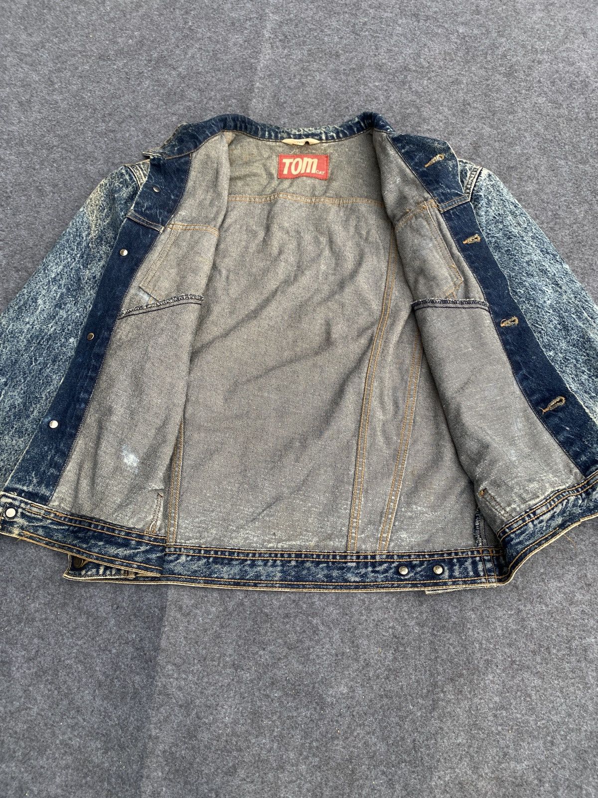 Japanese Brand Vintage tom cat denim jacket Size US M / EU 48-50 / 2 - 8 Thumbnail