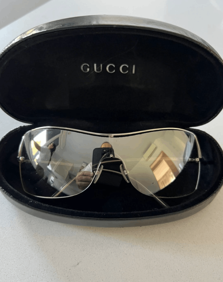 Gucci Gucci Sunglasses Logo GG Shield Square Mask Vintage EX0250 Size ONE SIZE - 1 Thumbnail