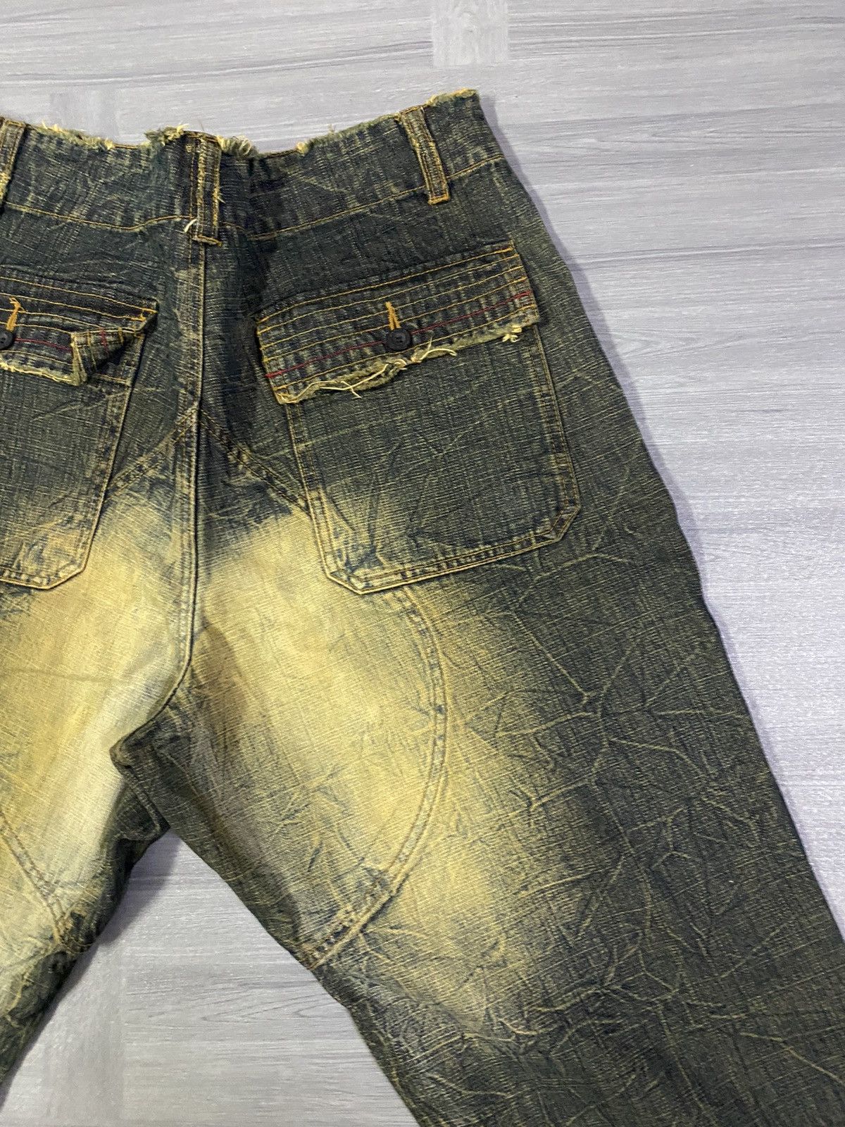 Woolrich Woolen Mills Vintage 90’s WOOLRICH Mudmax Claw Mark Baggy Denim Size US 35 - 17 Thumbnail