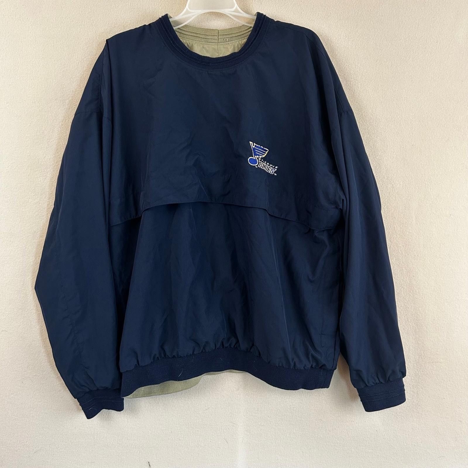 Antigua St Louis Blues/Savvis Center Reversable NHL Jacket Sz-L Y2K Size ONE SIZE - 3 Thumbnail