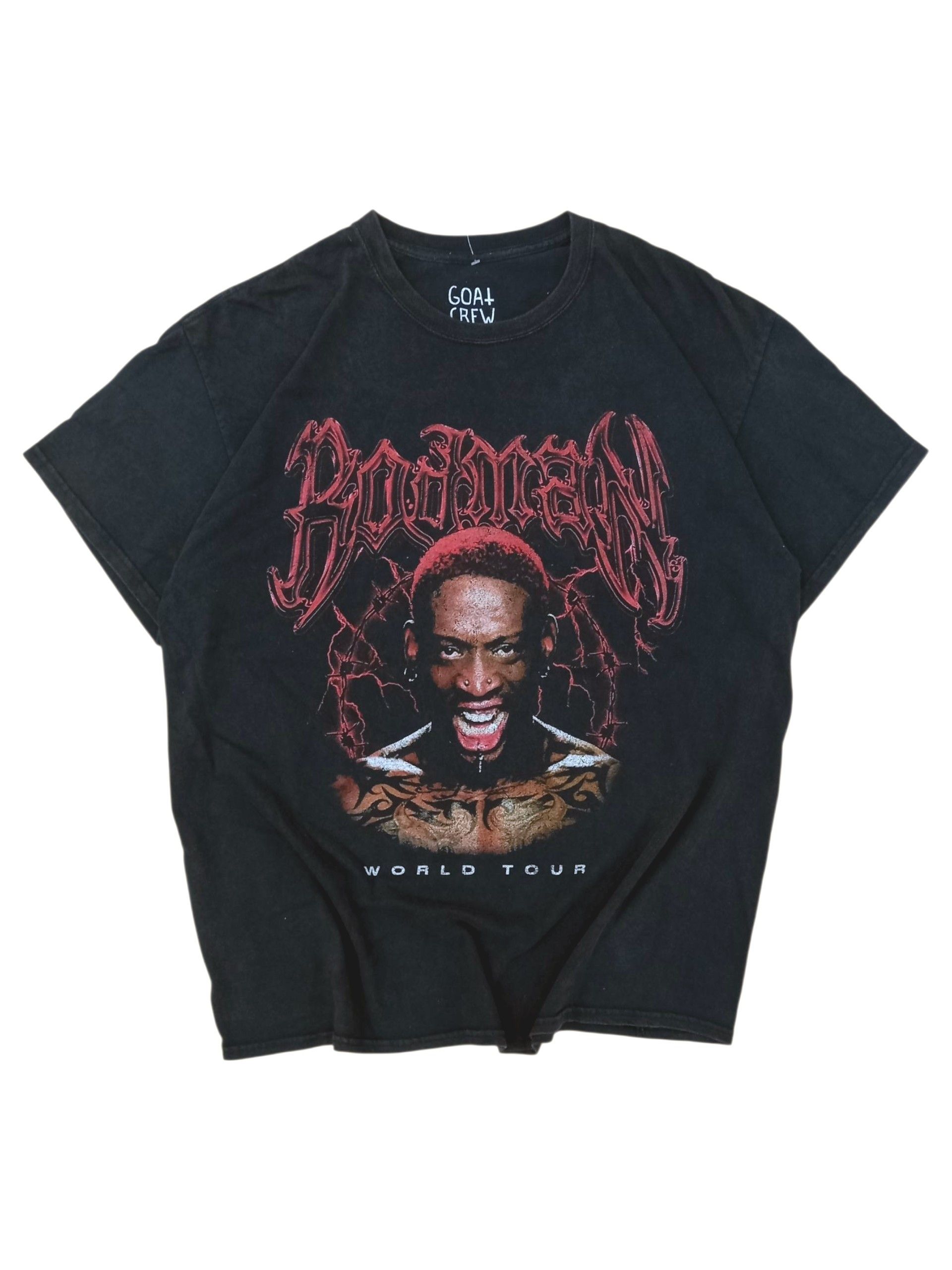Rare GOAT Crew Rodman World Tour Tee