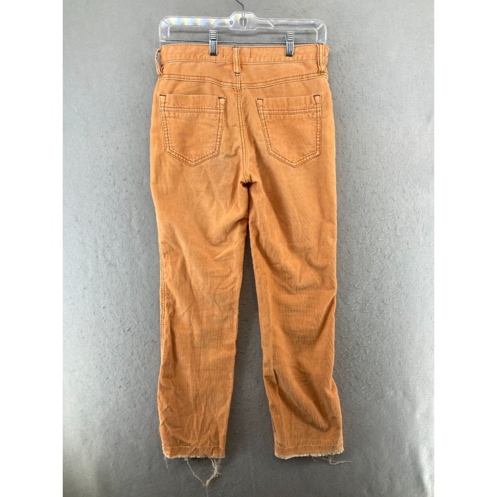 Vintage We The Free Womens Pants 26 Orange Cordouroy Size 26" / US 2 / IT 38 - 7 Thumbnail
