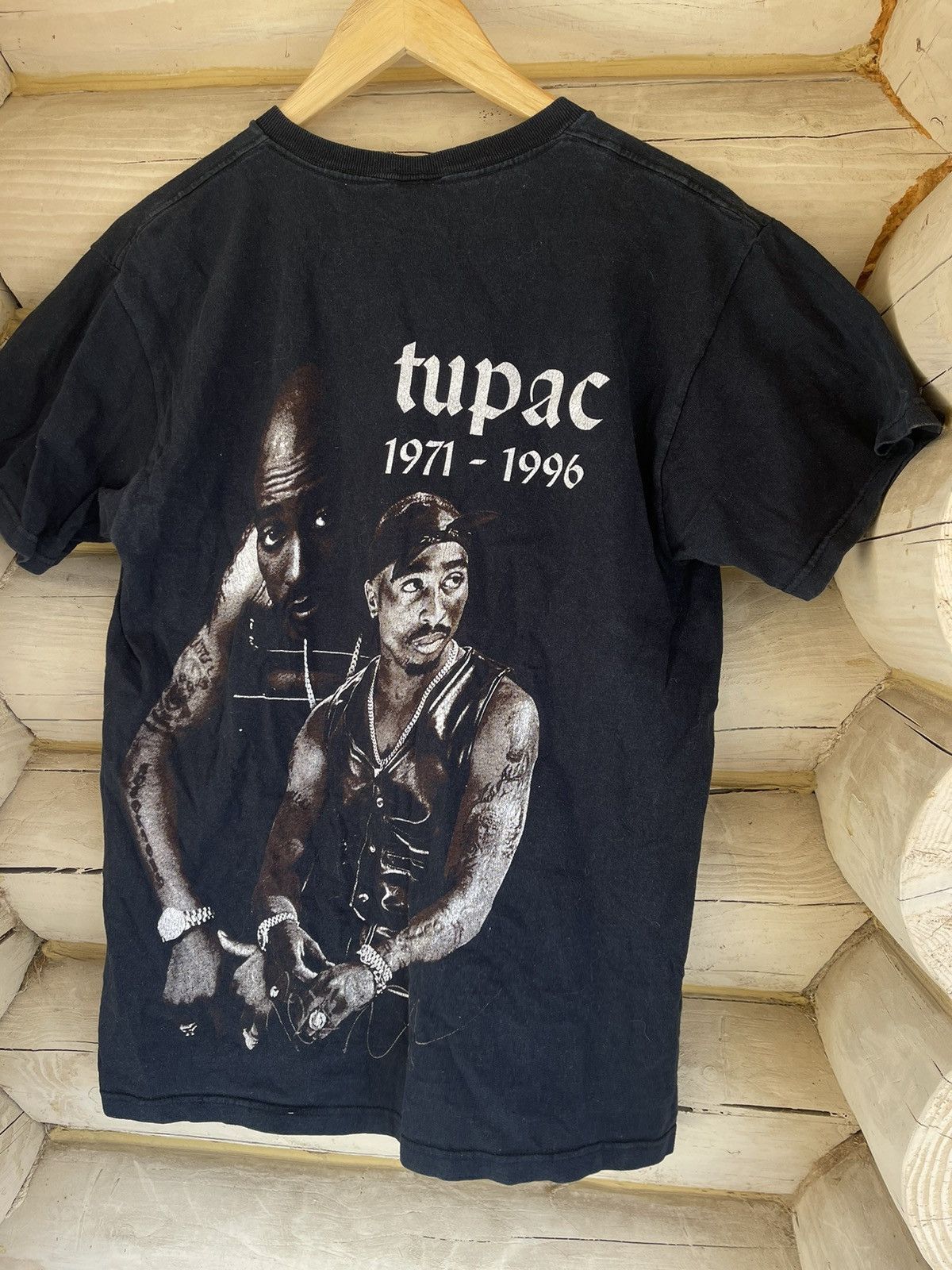 Rap Tees × Vintage Y2K Vintage Tupac 2pac R.I.P Memory t-shirt tee Size US M / EU 48-50 / 2 - 8 Thumbnail