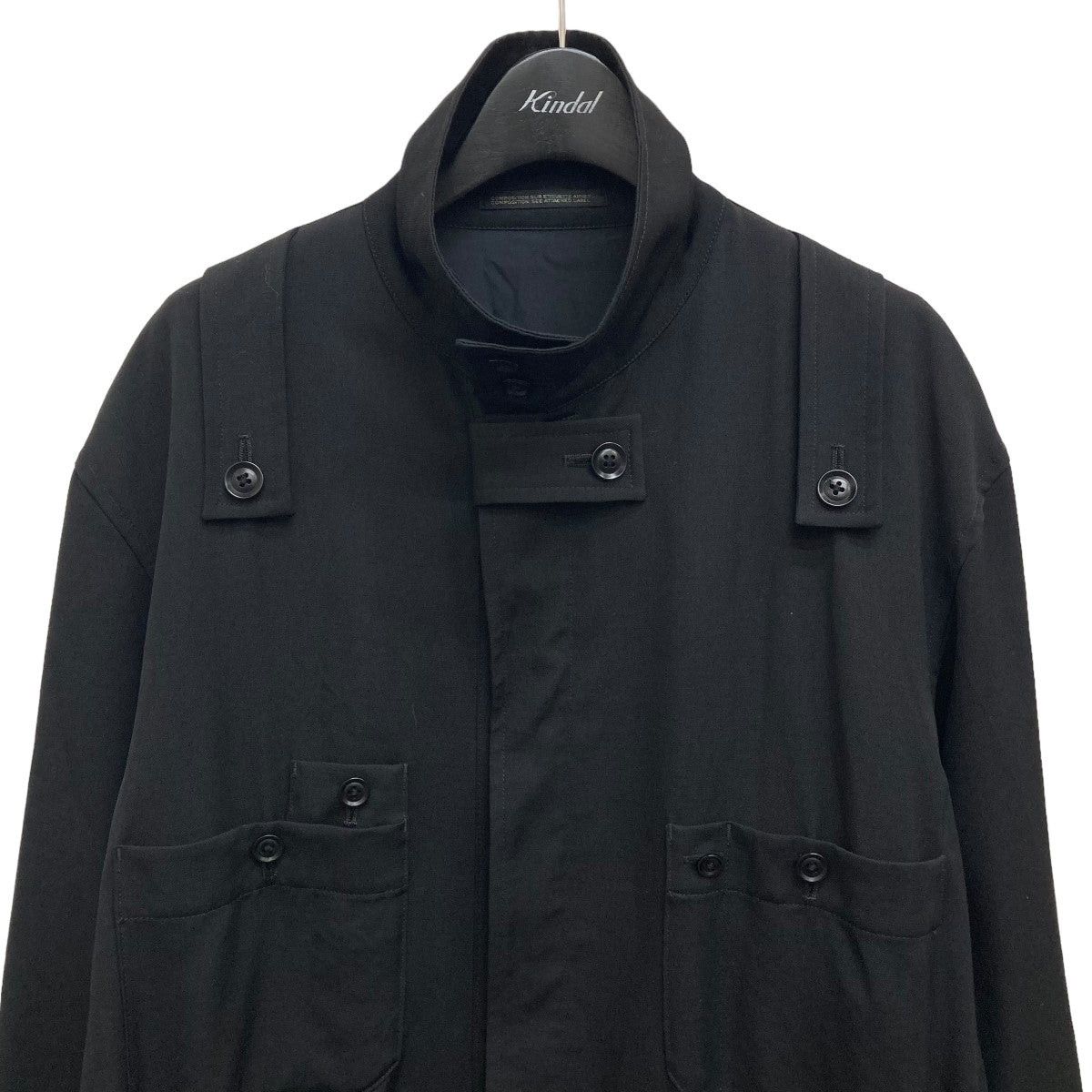 Yohji Yamamoto YYPH stand collar neck coat HK-D22-100 Size US S / EU 44-46 / 1 - 3 Thumbnail