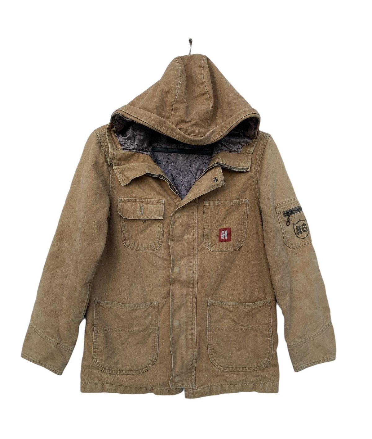 Hysteric Glamour × Japanese Brand HYSTERIC GLAMOUR CHORE JACKET DISTRESS DUCK CANVAS Size US M / EU 48-50 / 2 - 1 Thumbnail