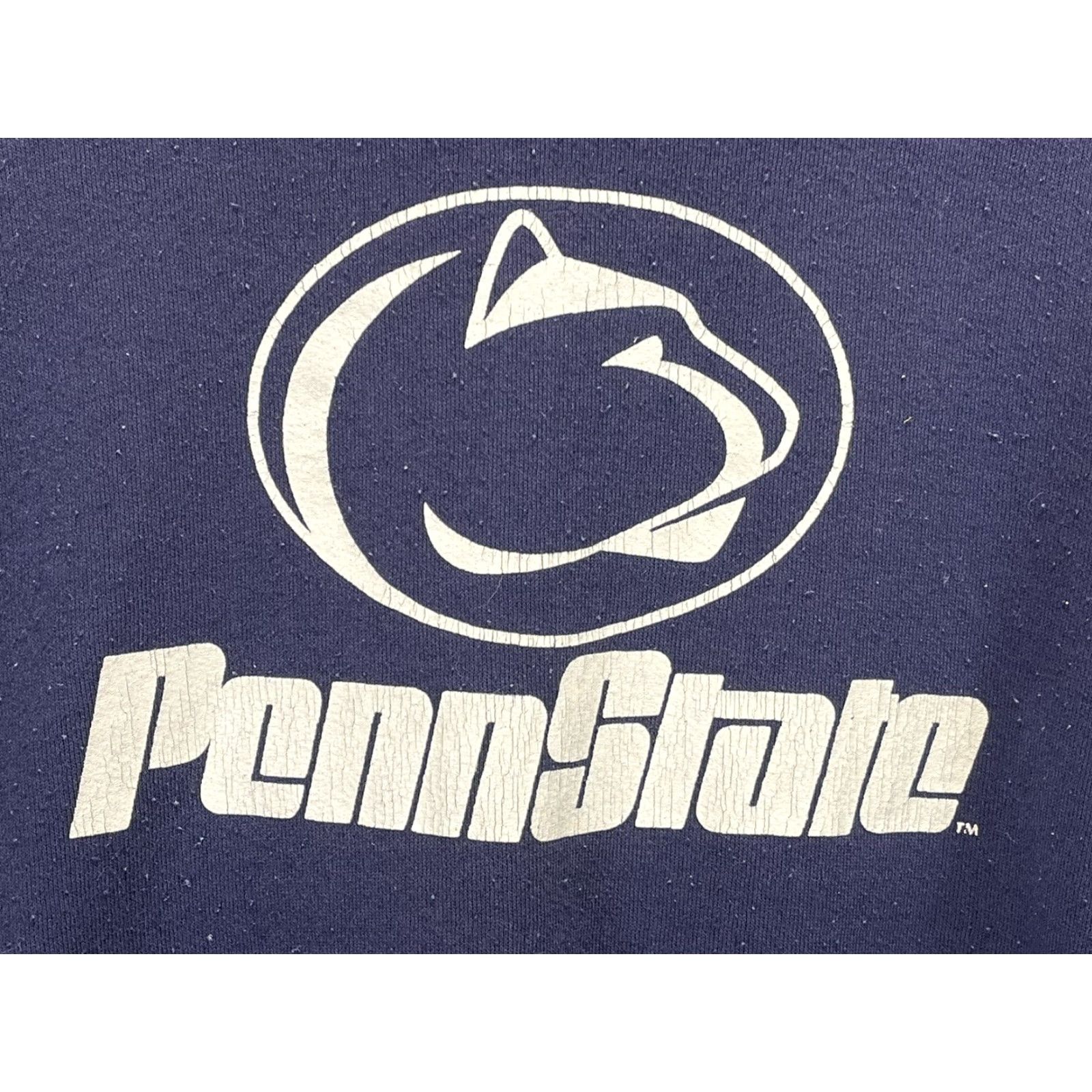 Jerzees VINTAGE Jerzees Penn State University Sweatshirt XL Men Blue Crew Neck Pullover College Retro 90s Shirt Size US XL / EU 56 / 4 - 3 Thumbnail