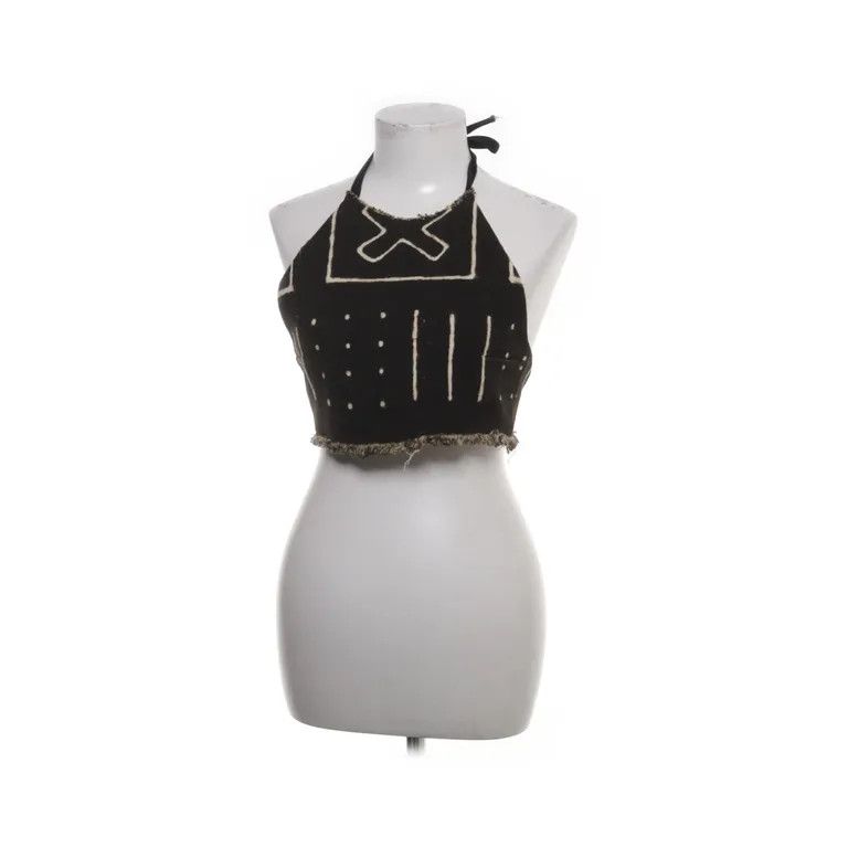Other Olubiyi Thomas, Halterneck Crop Top Black White Pattern, M Size M / US 6-8 / IT 42-44 - 1 Thumbnail