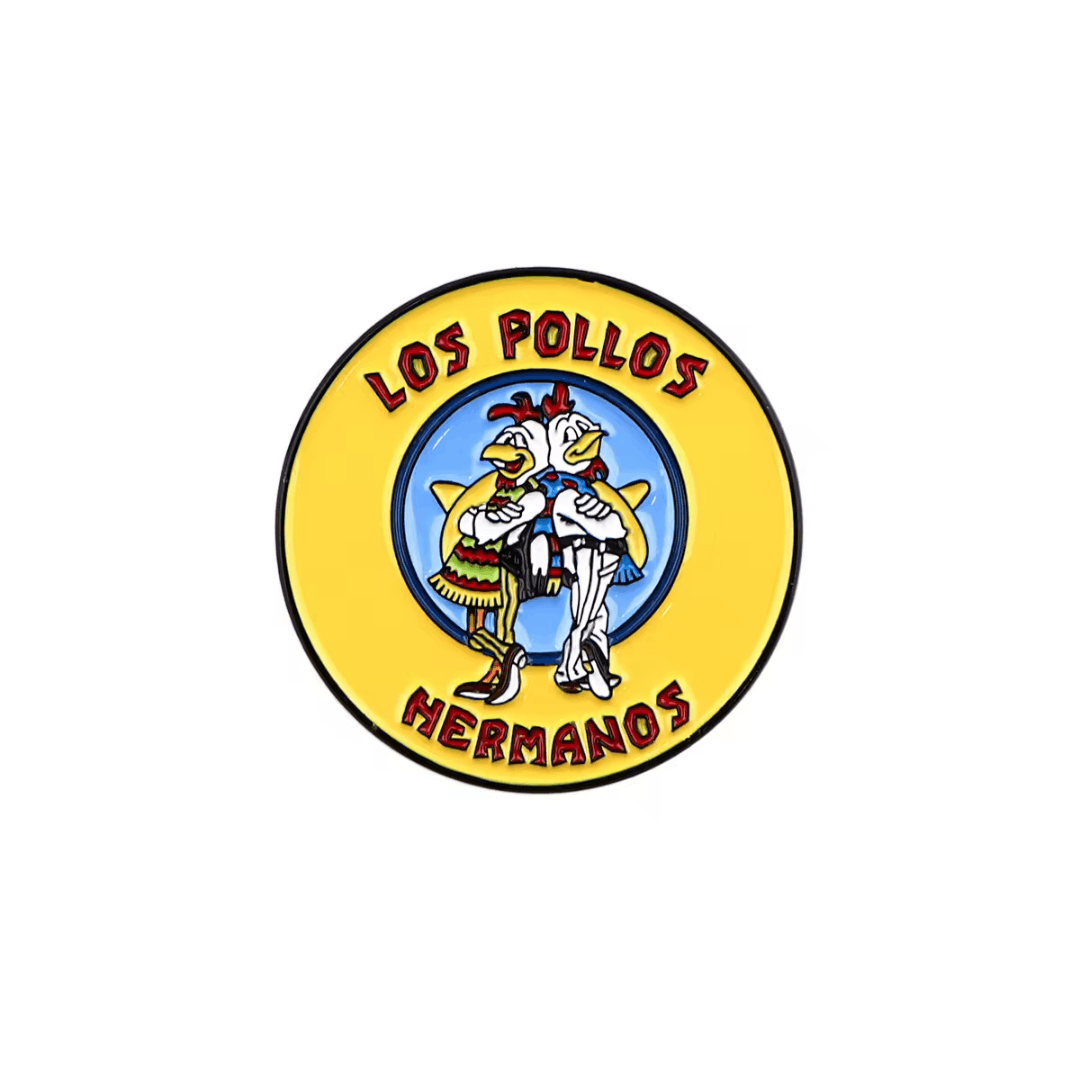 Japanese Brand BREAKING BAD Pollos Los Hermanos Enamel Pin NEW Size ONE SIZE - 1 Thumbnail