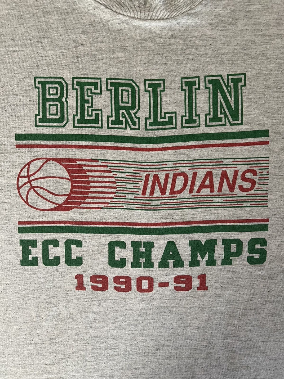 Other Vintage 1990 Berlin Indians ECC Champs USA Tee Size US XL / EU 56 / 4 - 10 Thumbnail