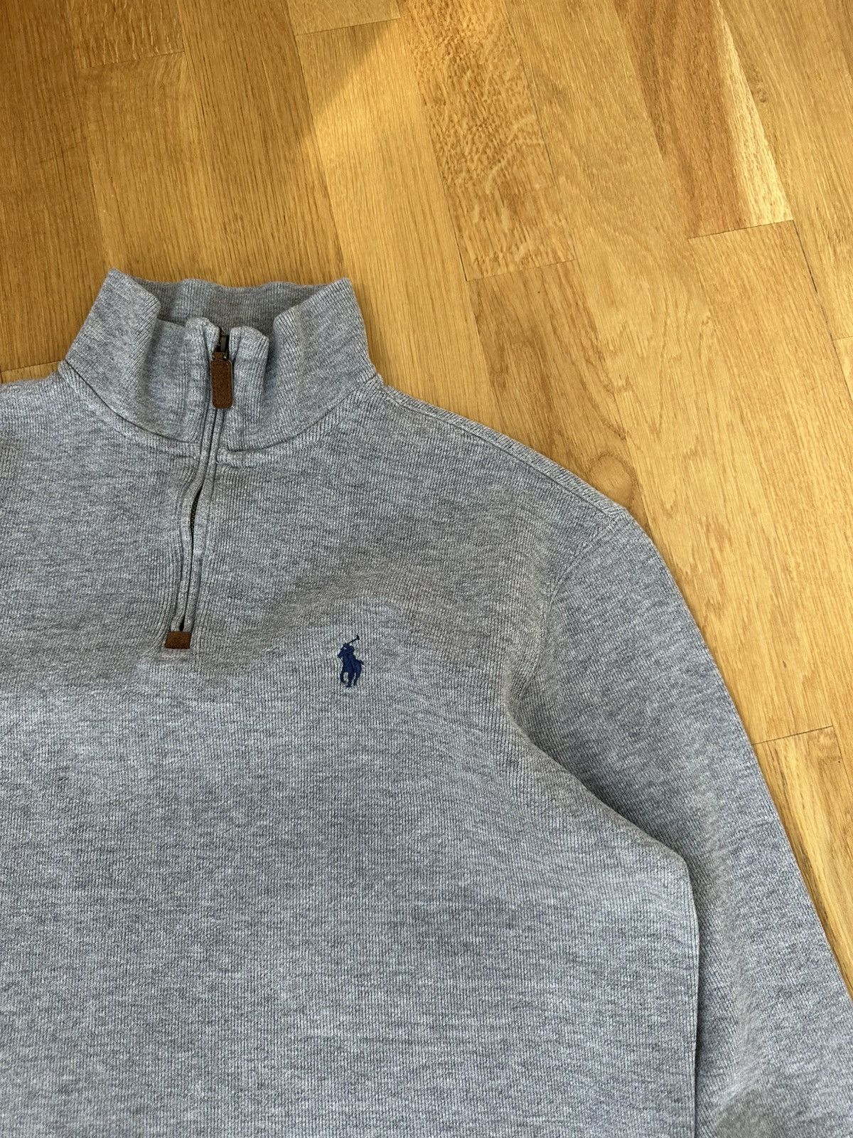 Polo Ralph Lauren Vintage Polo Ralph Lauren Half-Zip Sweatshirt Gray Fit Size US S / EU 44-46 / 1 - 6 Thumbnail