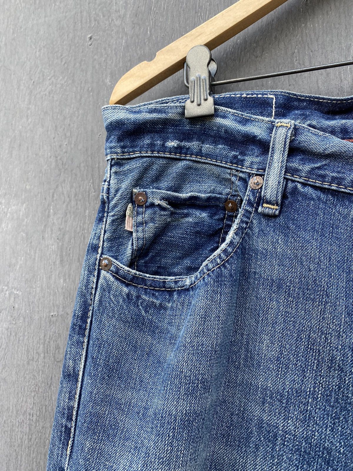 Polo Ralph Lauren Polo Ralph Lauren Darren distressed boot Denim size 32/34 Size US 32 / EU 48 - 5 Thumbnail