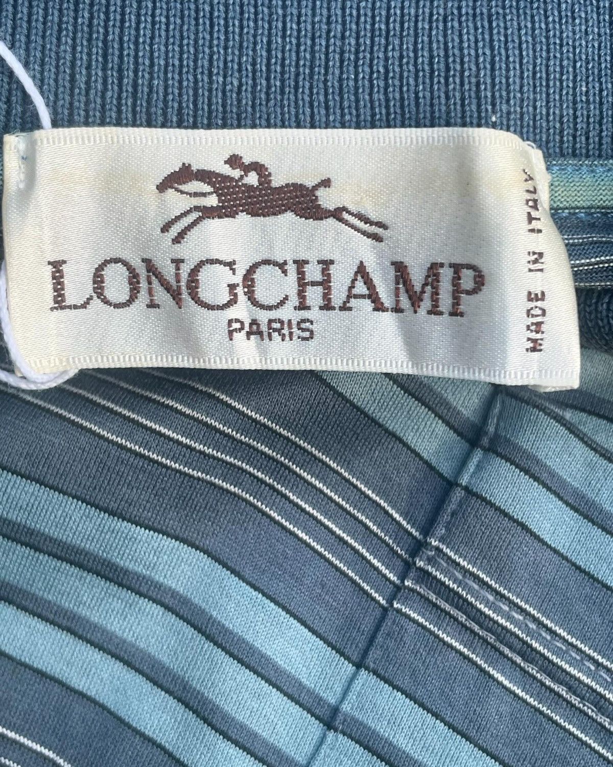 Designer Vintage Longchamp Polo Tshirt Size US L / EU 52-54 / 3 - 14 Thumbnail