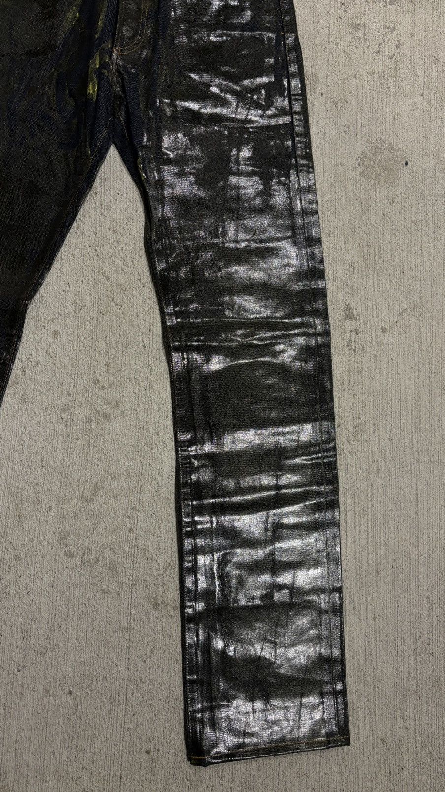Dior × Hedi Slimane AW03 Dior Homme By Hedi Slimane Waxed Luster Denim Size US 32 / EU 48 - 7 Thumbnail