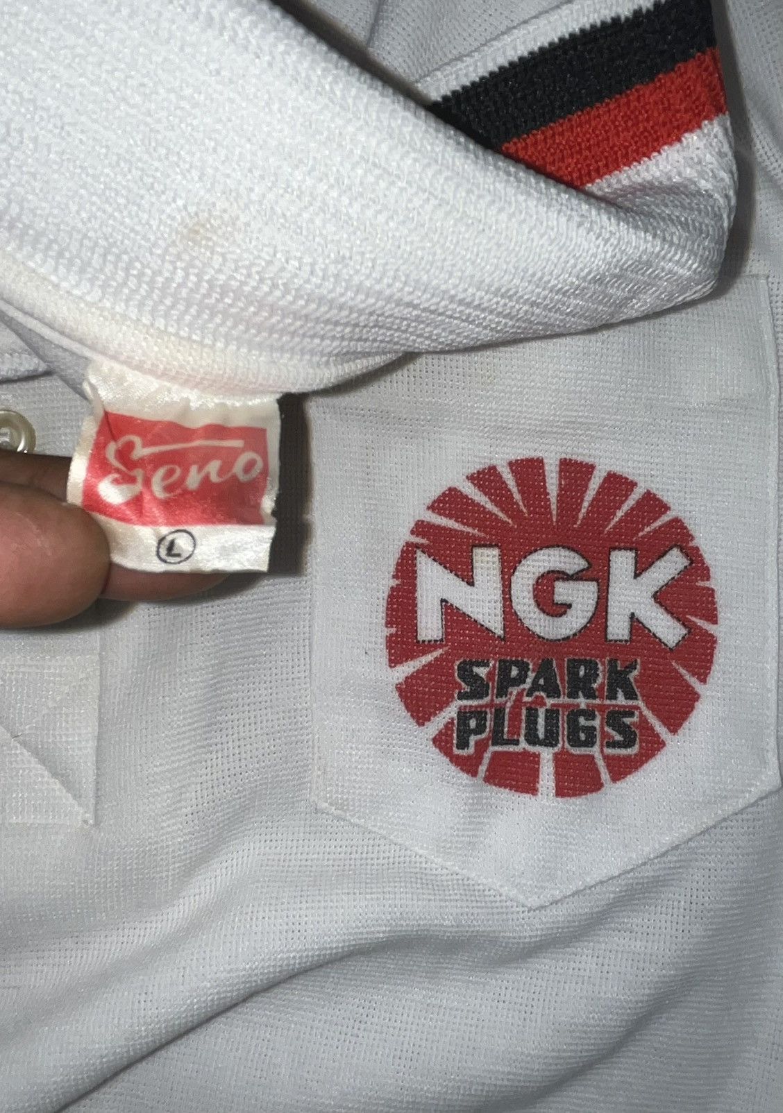 Vintage NGK SPARK PLUGS POLOS SHIRT x ASIA VINTAGE SHIRT x RARE Size US S / EU 44-46 / 1 - 5 Thumbnail