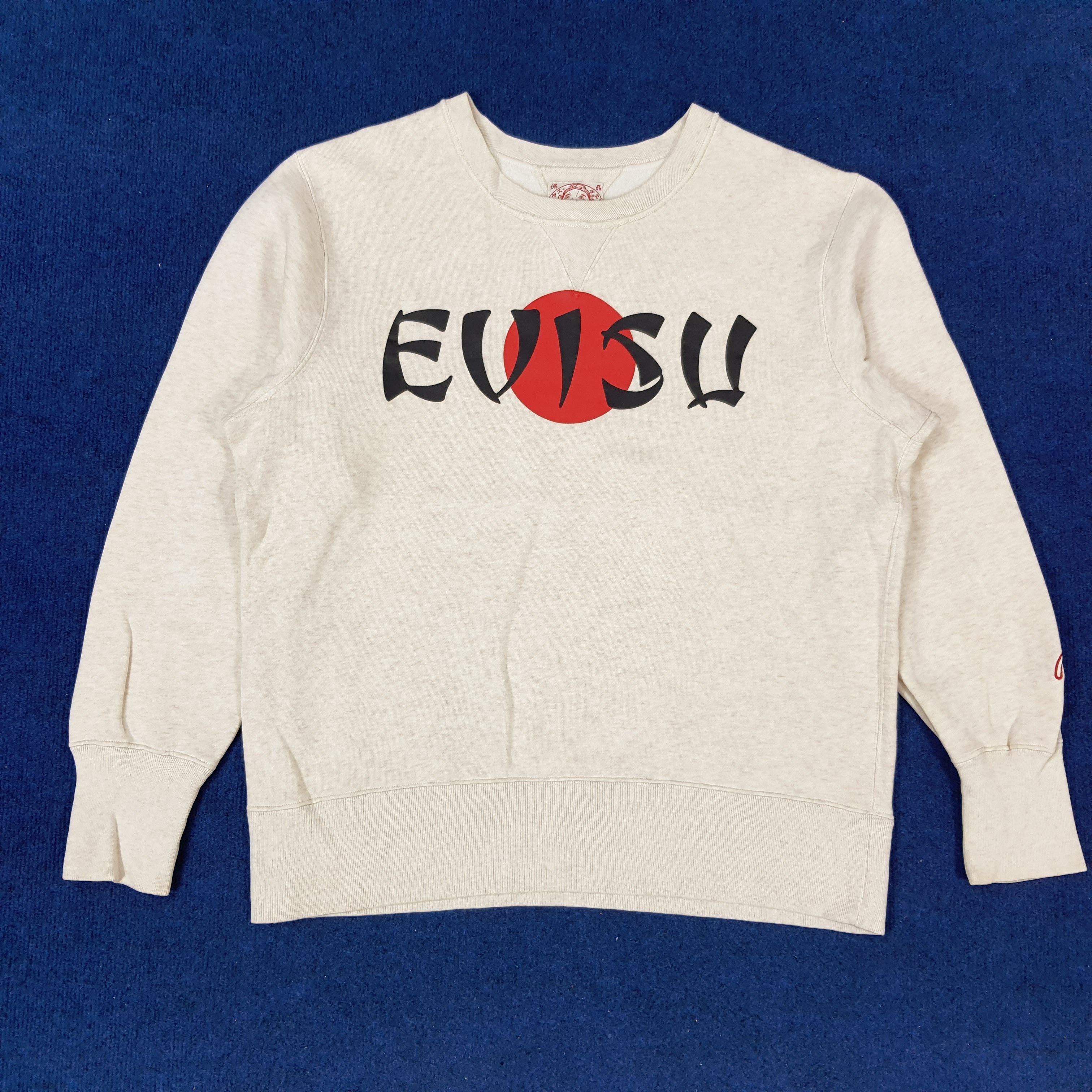 Evisu × Japanese Brand × Vintage Vintage Evisu Spell Out Japanese Brand Sweatshirt Size US L / EU 52-54 / 3 - 1 Thumbnail