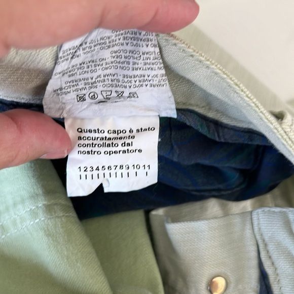 Etro Etro Cotton Mint Branded Leather Straight Leg Denim Jeans Size US 36 / EU 52 - 11 Thumbnail