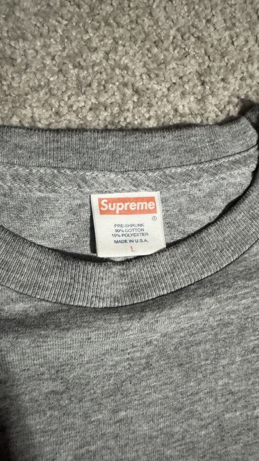 Public Enemy × Supreme 2006 Supreme Public Enemy Gray L Size US L / EU 52-54 / 3 - 2 Thumbnail