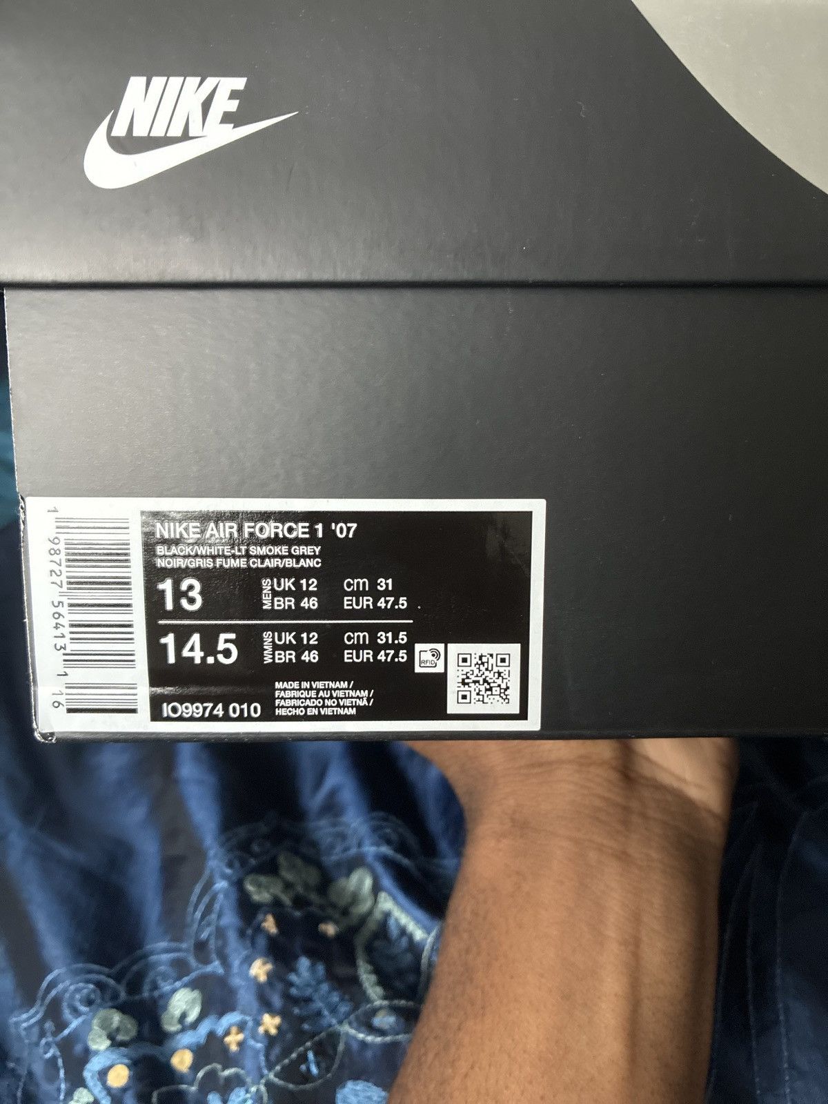 Syna World Nike x Syna Air Force 1 Low Smoke Grey Size US 13 / EU 46 - 10 Thumbnail
