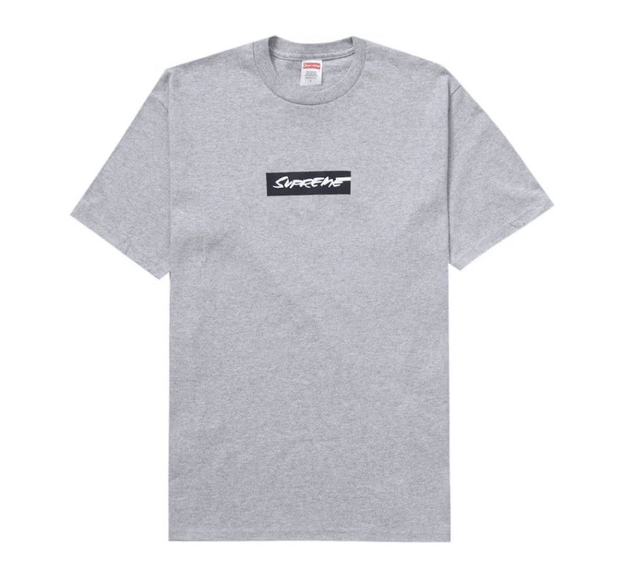 Supreme Futura Box Logo Tee Heather Grey Size US XL / EU 56 / 4 - 1 Preview