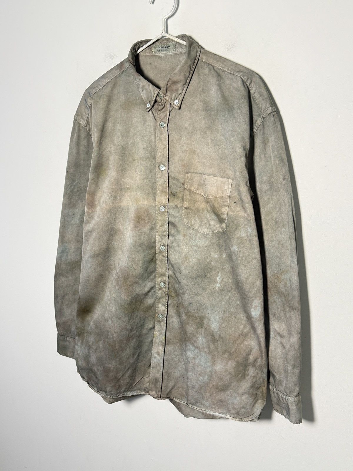 Acne Studios m-l acne vintage mud travis cactus flannel shirt tie dye y2k Size US M / EU 48-50 / 2 - 2 Thumbnail