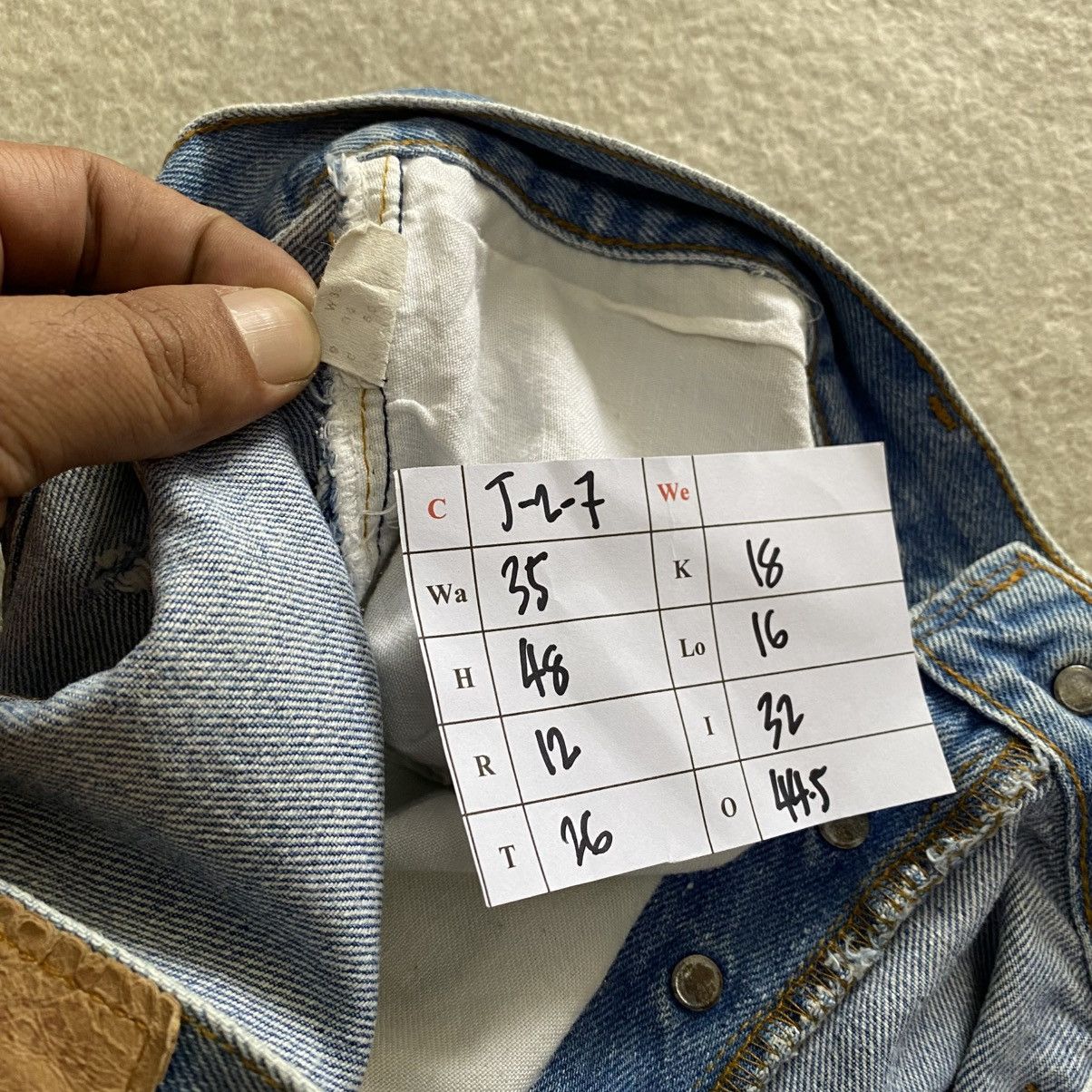 Levi's × Vintage Vintage 90's Levi's 501 Distressed Denim w35 Size US 35 - 12 Thumbnail