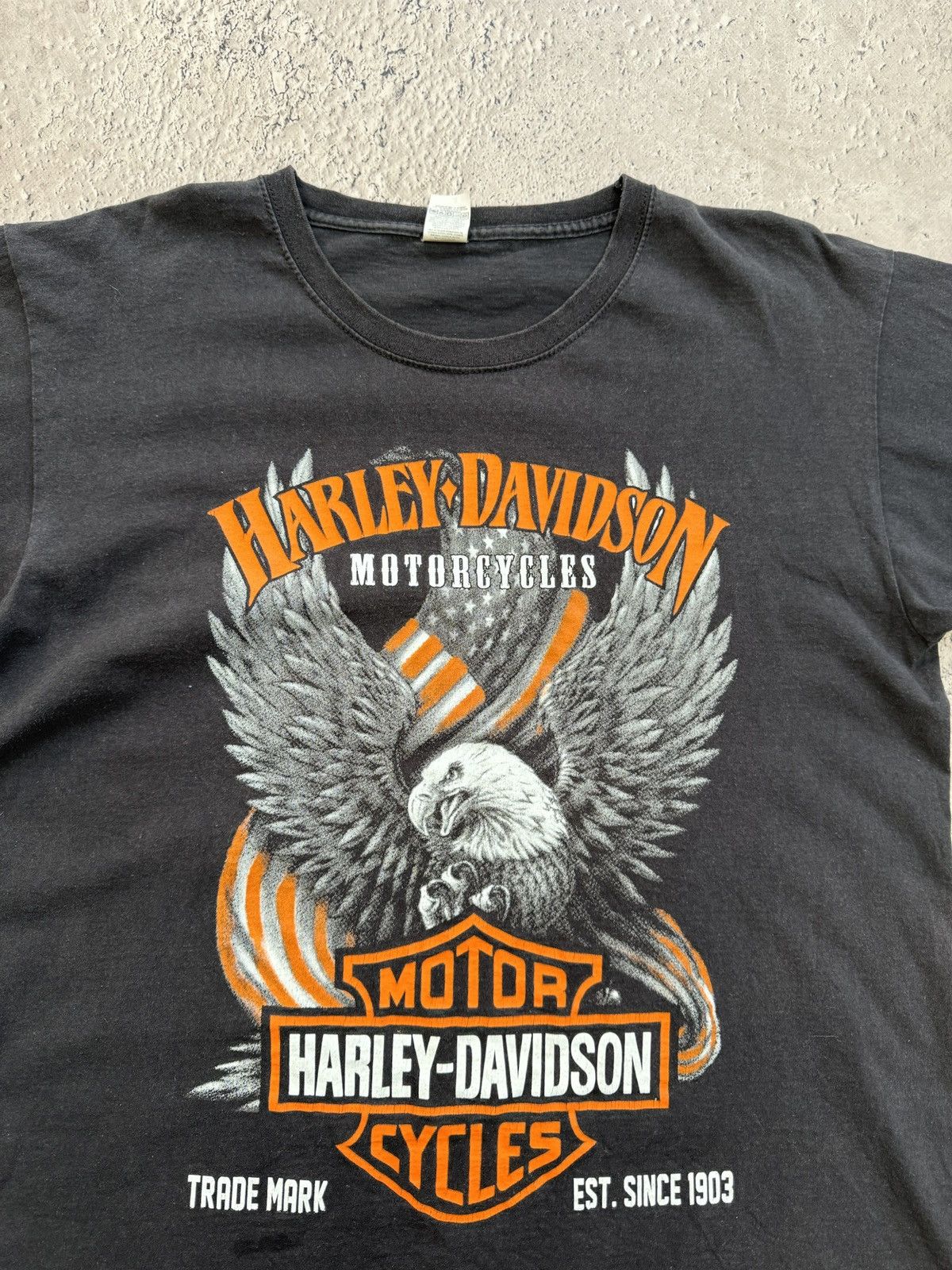 Harley Davidson × Vintage Vintage Harley Davidson eagles lightning long sleeve t shirt Size US L / EU 52-54 / 3 - 3 Thumbnail
