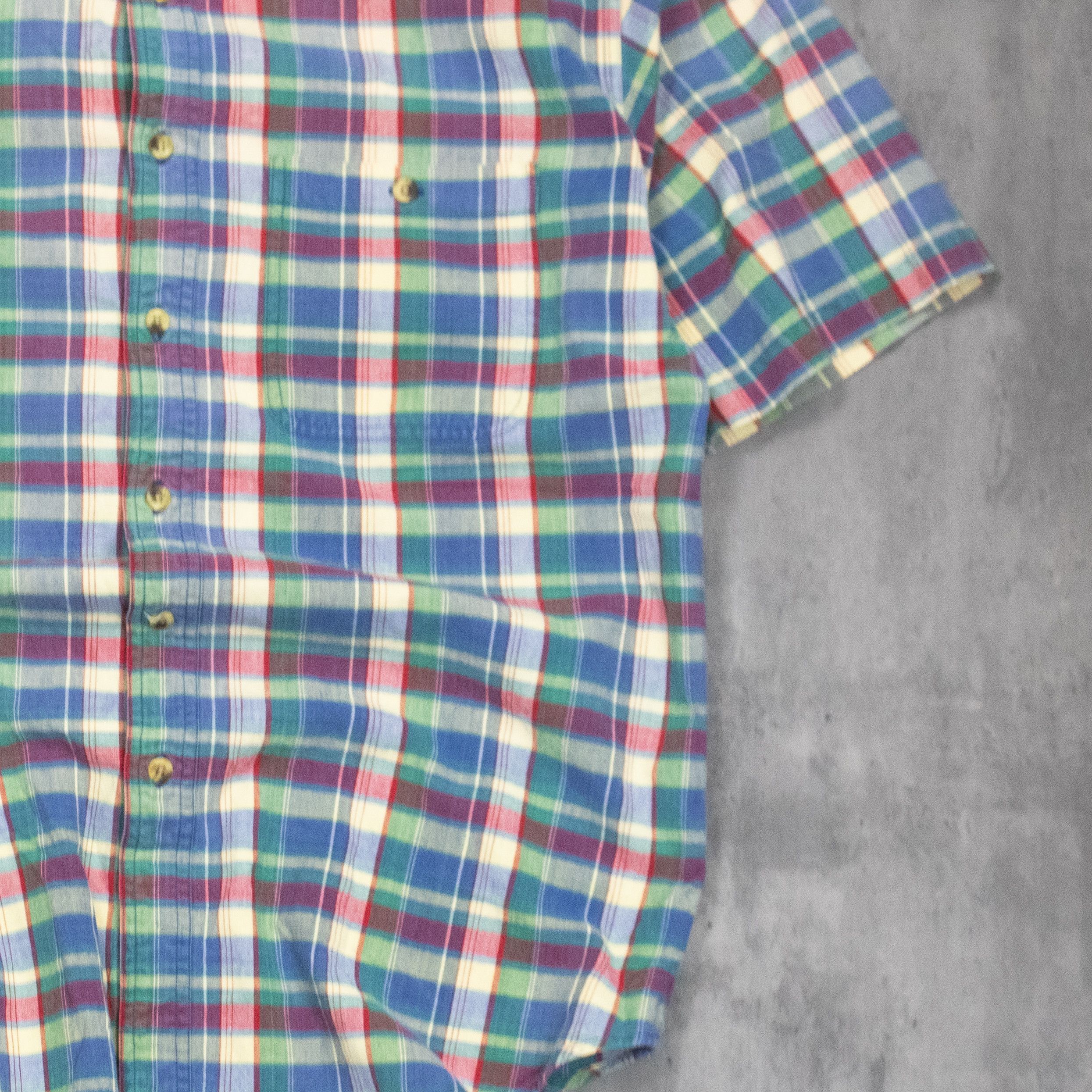 Christian Roth Vintage VTG 1990's 90's Christian Ron Plaid Button Up Shirt Size US M / EU 48-50 / 2 - 5 Thumbnail