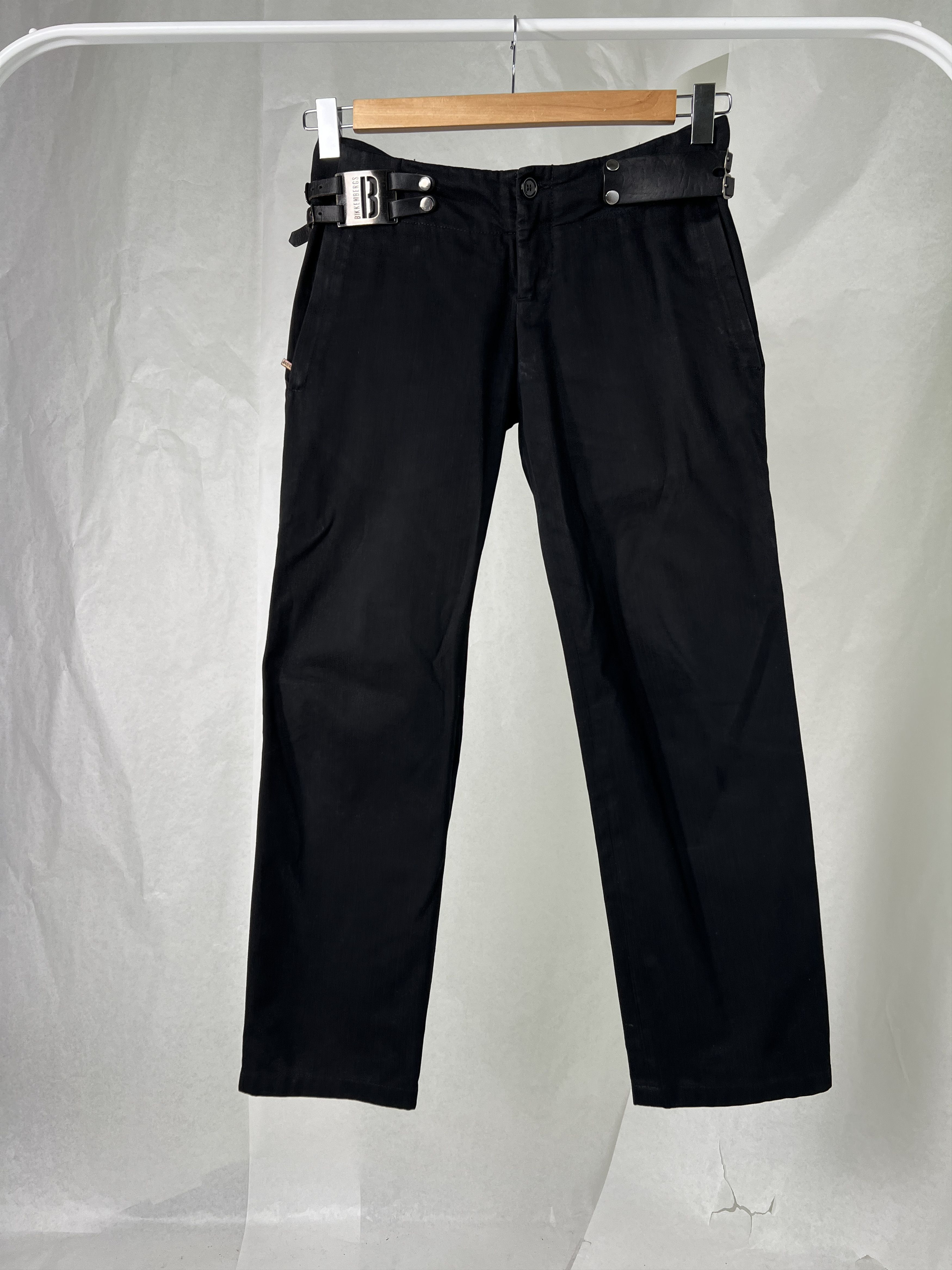 Dirk Bikkembergs Archive Dirk Bikkemberg Pants with leather belts Size US 30 / EU 46 - 2 Thumbnail