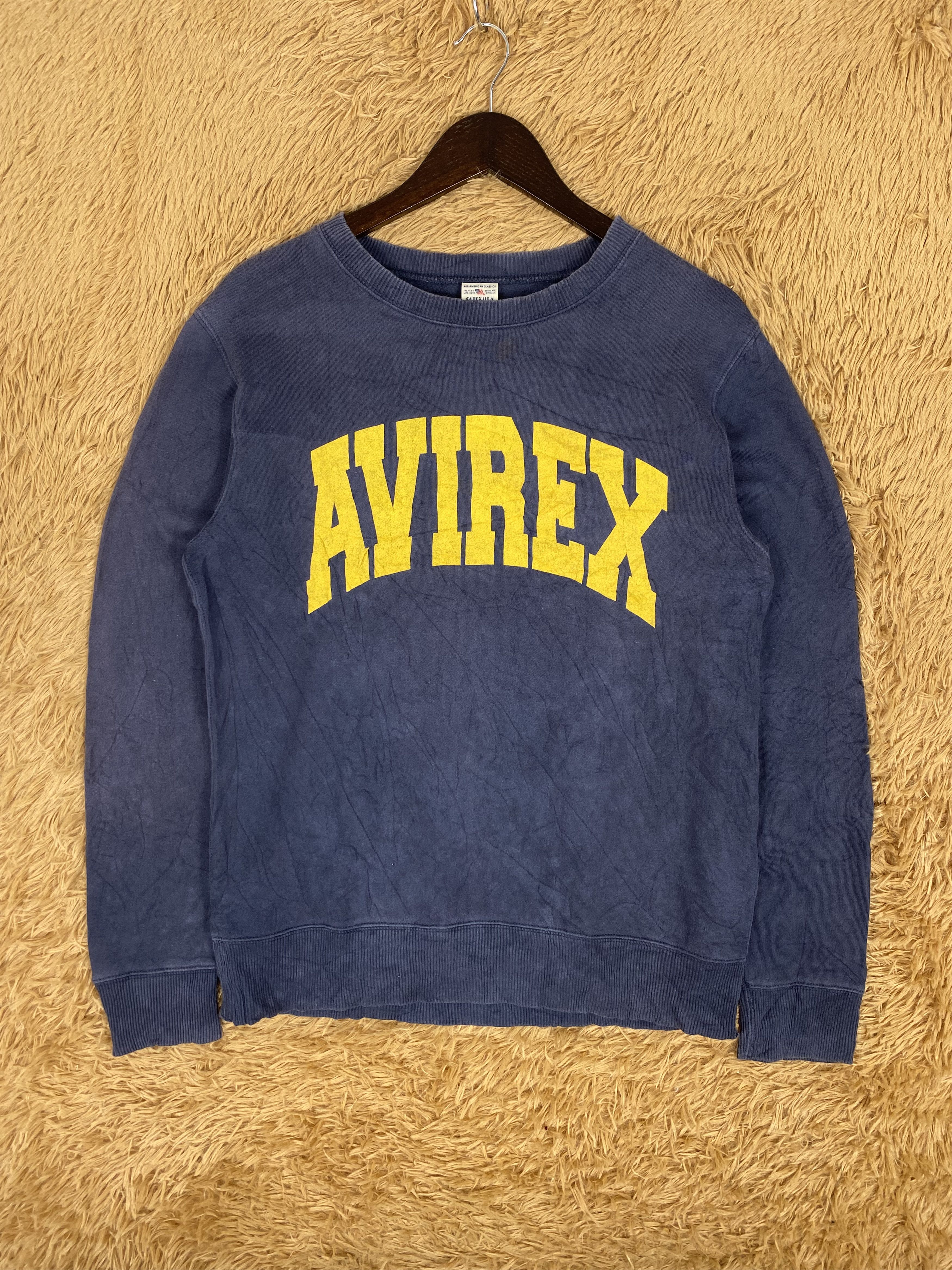 Avirex Vintage Avirex Big Logo Sweatshirts PS0157 Size US M / EU 48-50 / 2 - 1 Thumbnail