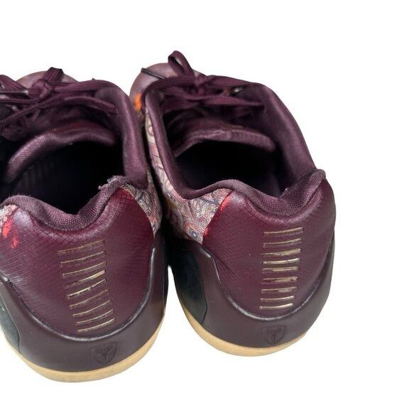 Nike Nike Shoes Kobe 9 EM Low Silk Sz 12.5 Men's - Merlot Red Met Size US 12.5 / EU 45-46 - 8 Thumbnail