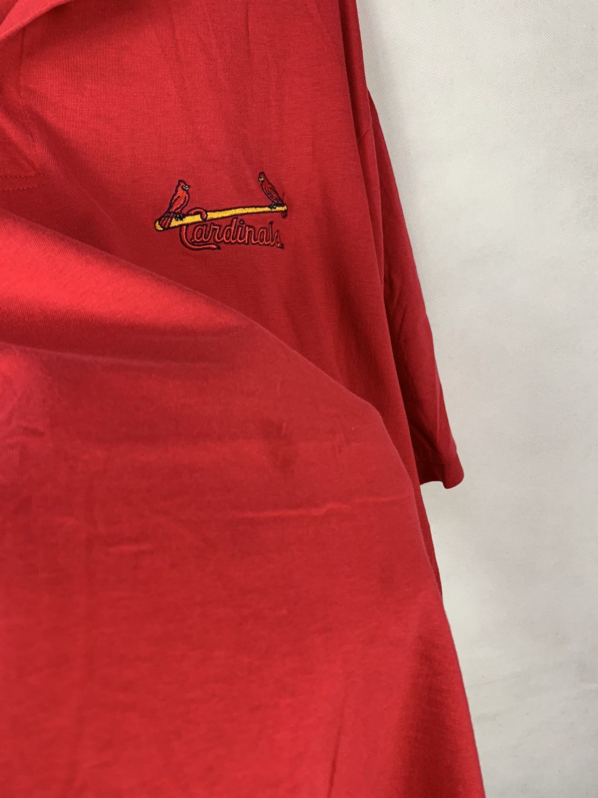 Russell Athletic Steals! Vintage 90s Russell Athletic Cardinals Polo Tee Size US XXL / EU 58 / 5 - 4 Thumbnail