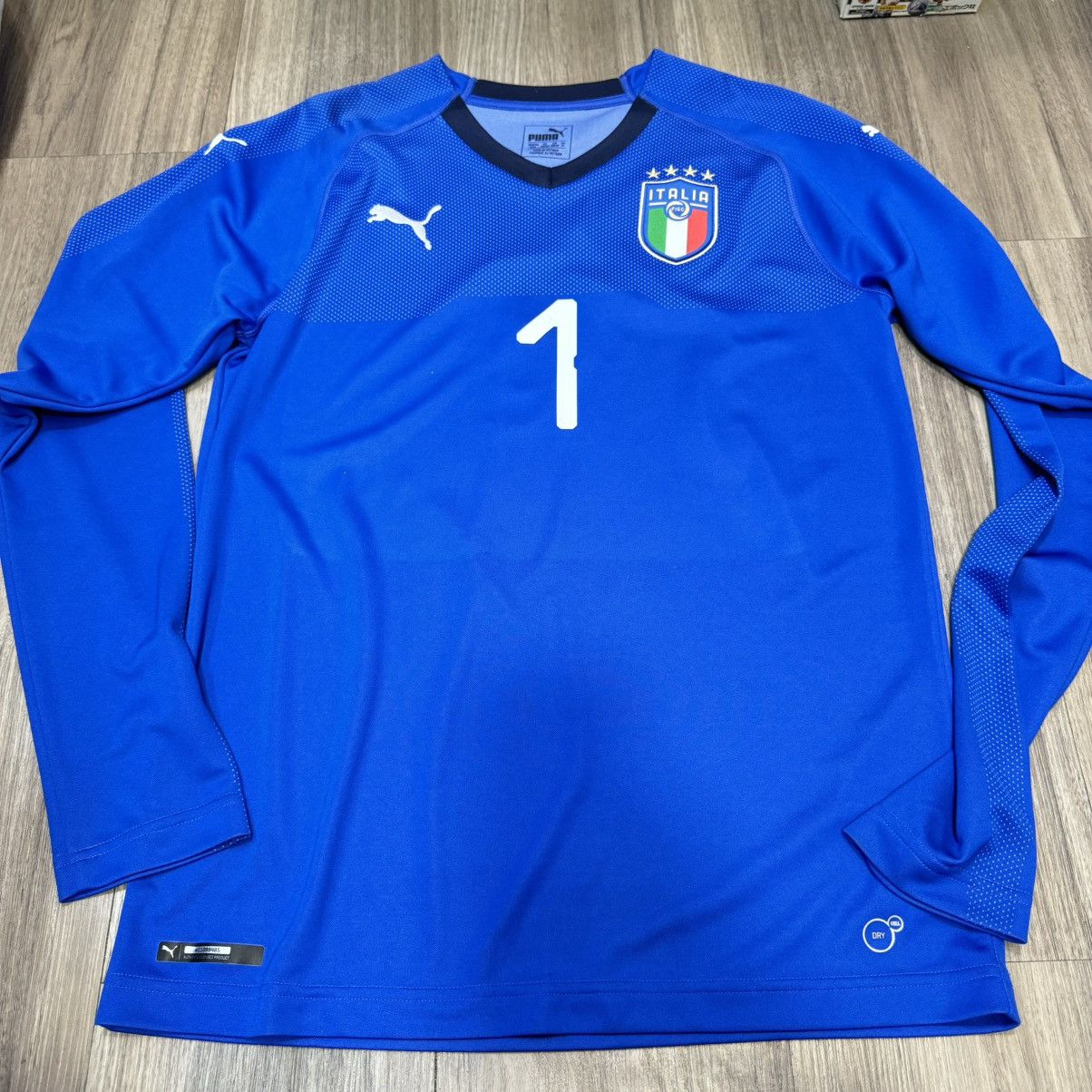 Puma Italy 18/19 L/S home shirt #1 Buffon Size US M / EU 48-50 / 2 - 2 Thumbnail