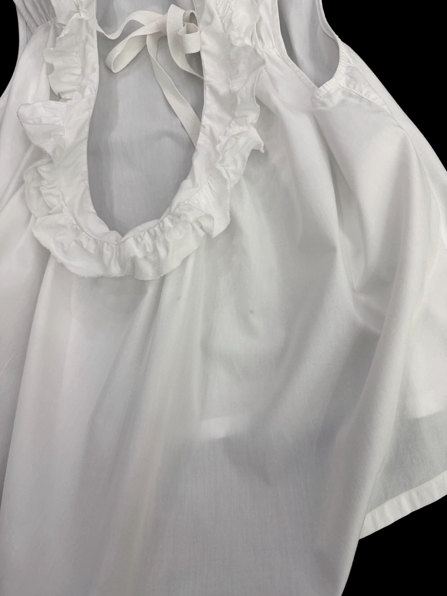 Comme des Garcons Comme des Garcons Lace Bow Front Oversized Tank Top Size M / US 6-8 / IT 42-44 - 9 Thumbnail