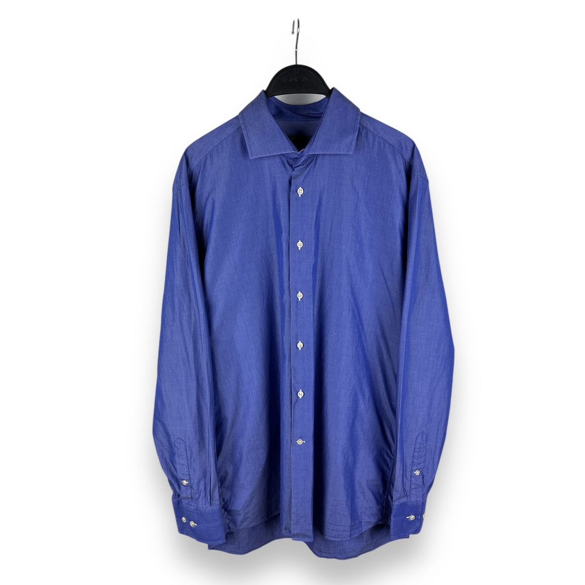 Suitsupply Suitsupply Pure Cotton Two Ply Shirt Long Sleeve Size 43/17 Size US XL / EU 56 / 4 - 1 Thumbnail