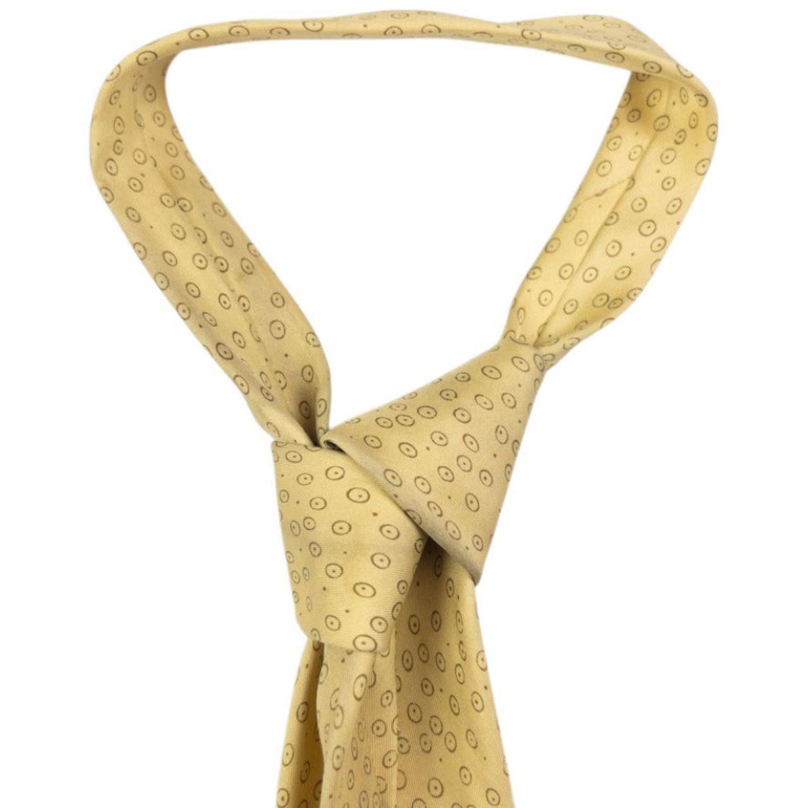 Hermes Vintage Hermès Polka Dot Silk Tie Size ONE SIZE - 3 Thumbnail