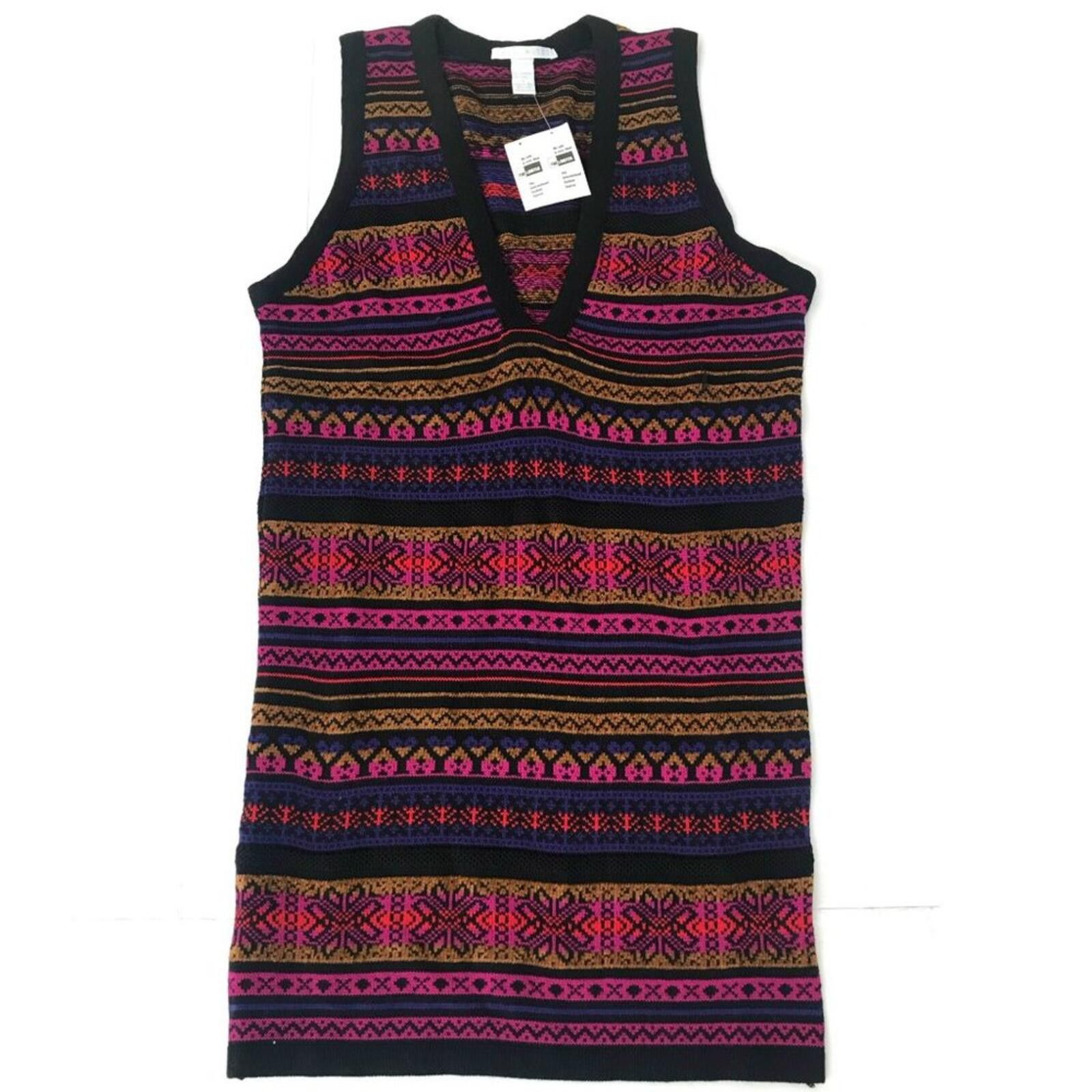 Other The Limited Wool Dress Women's Large Pink Striped Boho NWT Size L / US 10 / IT 46 - 6 Thumbnail