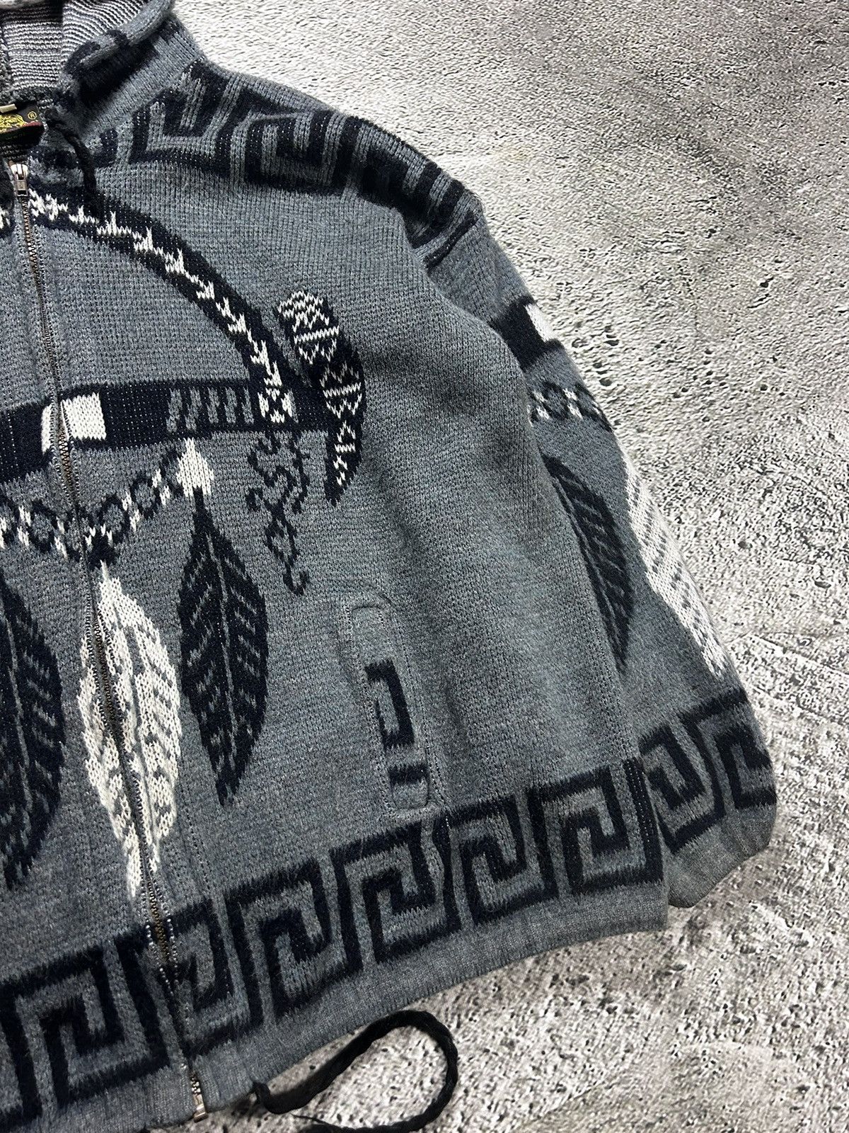 Native × Vintage Wool Jacket Made in Ecuador Ruminahui Vintage Native Size US L / EU 52-54 / 3 - 4 Thumbnail