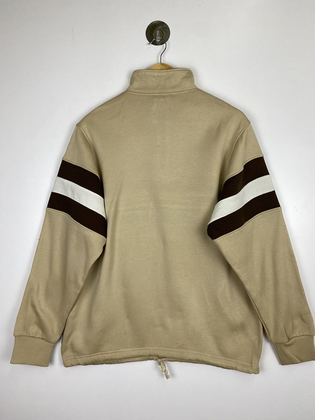 Le Coq Sportif × Vintage Vintage Le Coq Sportif Half Zipper Stripe Size US XL / EU 56 / 4 - 2 Thumbnail