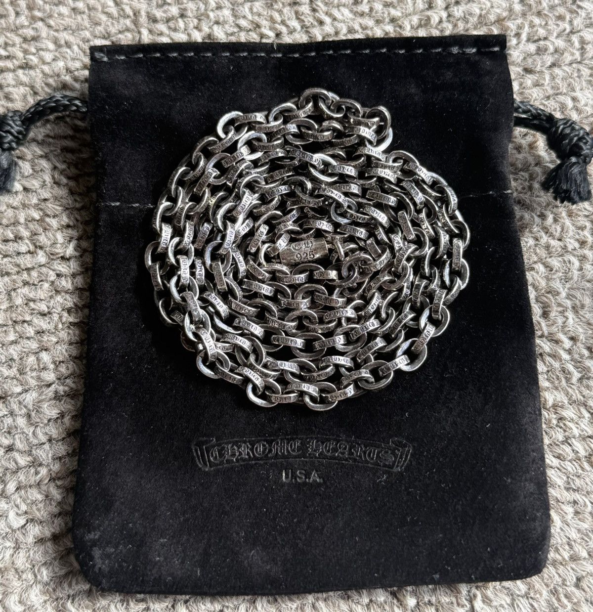 Chrome Hearts Chrome Hearts Paper Chain 30” Size 30 - 1 Thumbnail
