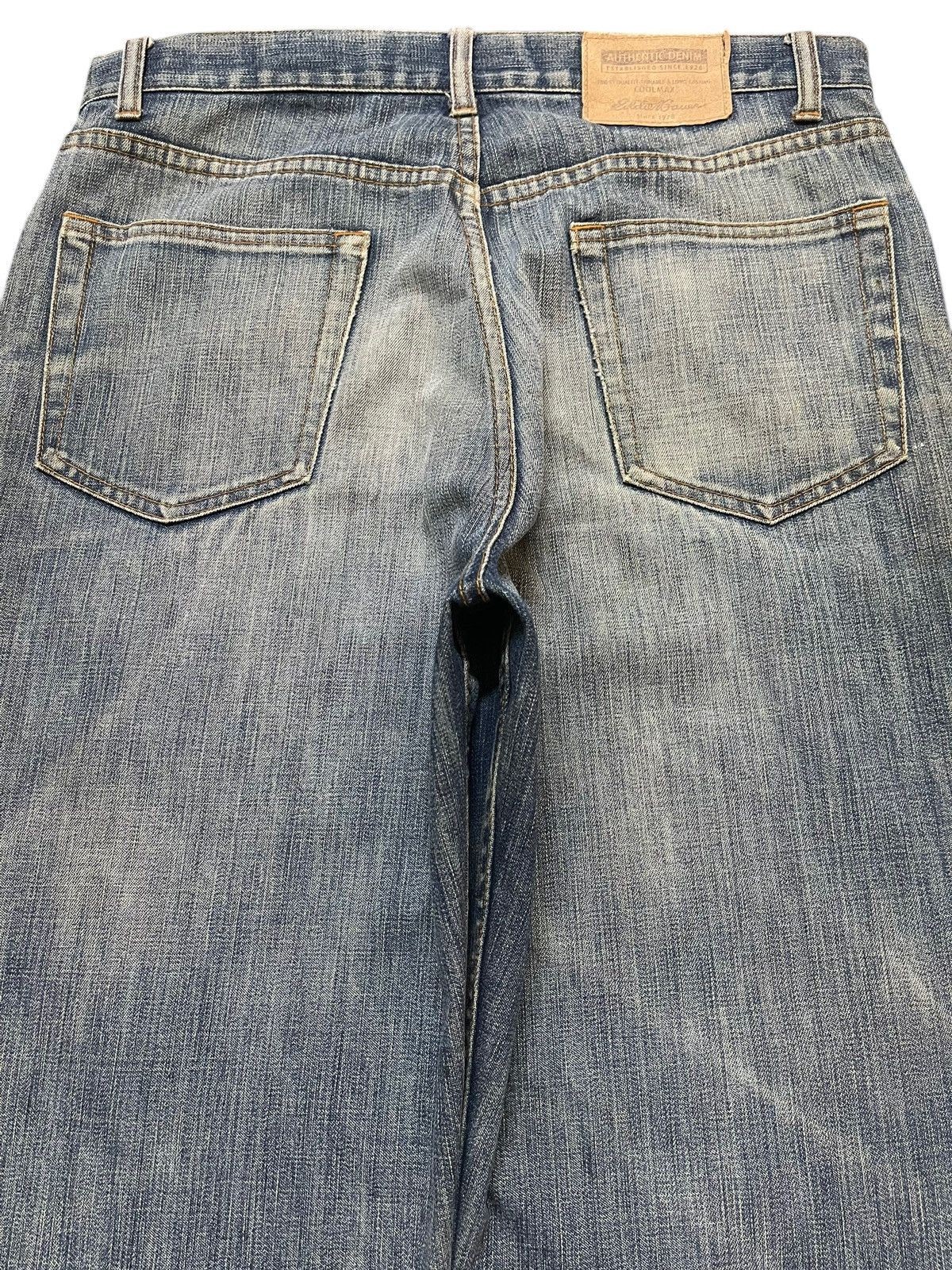 Eddie Bauer Vintage 90s Eddie Bauer Blue Faded Wash Wide Leg Baggy Jeans Size US 32 / EU 48 - 5 Thumbnail