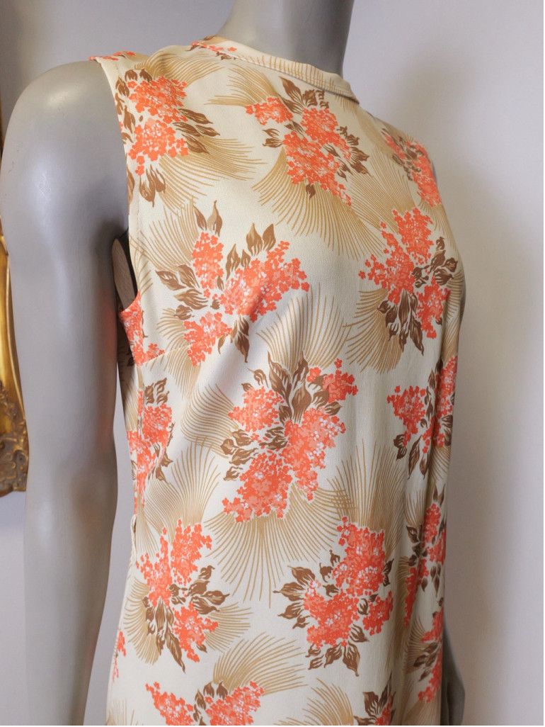 Vintage 1970’s Vintage Women’s Shift Dress With Matching Jacket Set Size M / US 6-8 / IT 42-44 - 3 Thumbnail