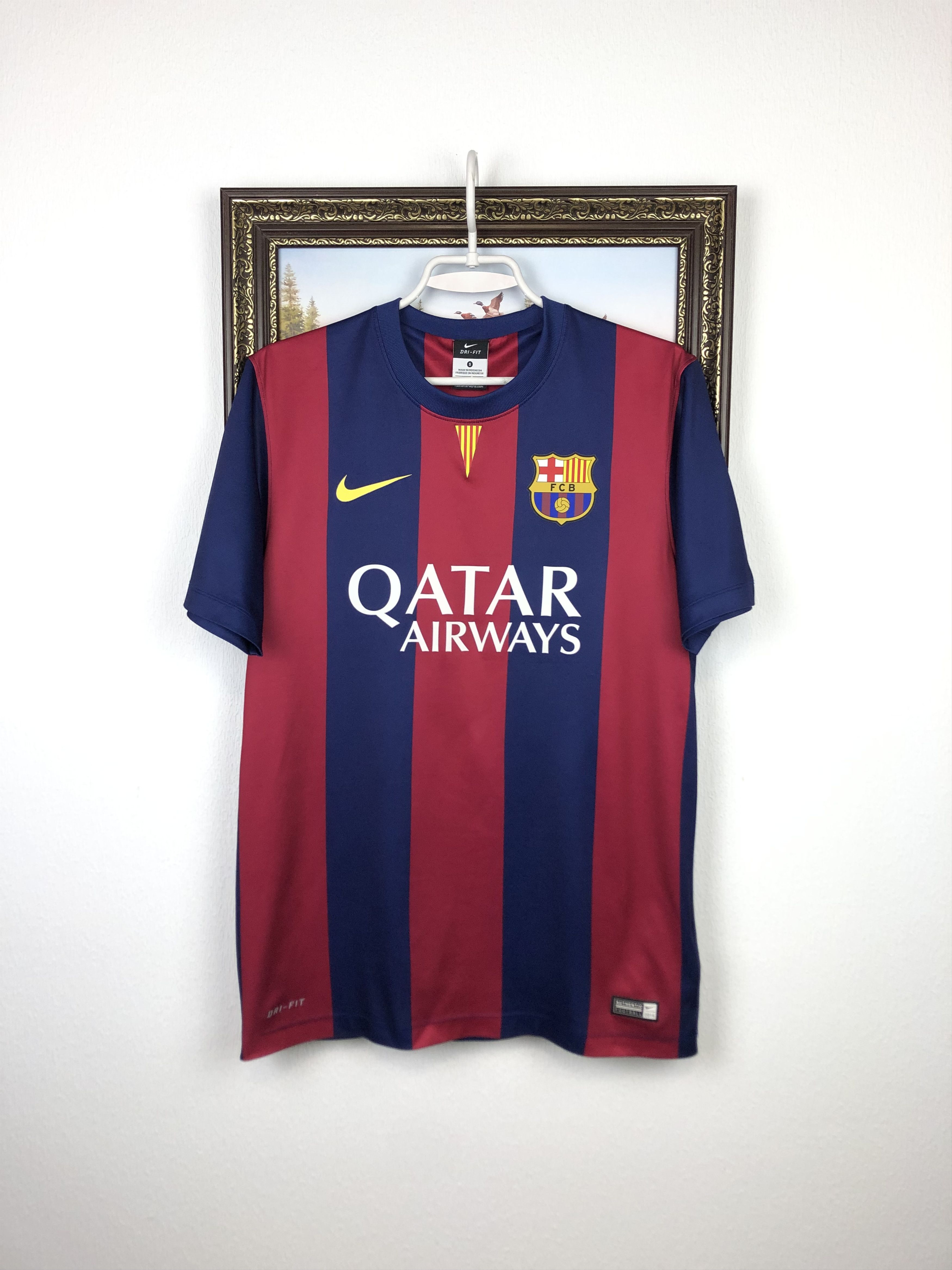 Nike Barcelona football shirt Soccer Nike Maglia Jersey Tee Hype Size US S / EU 44-46 / 1 - 1 Thumbnail