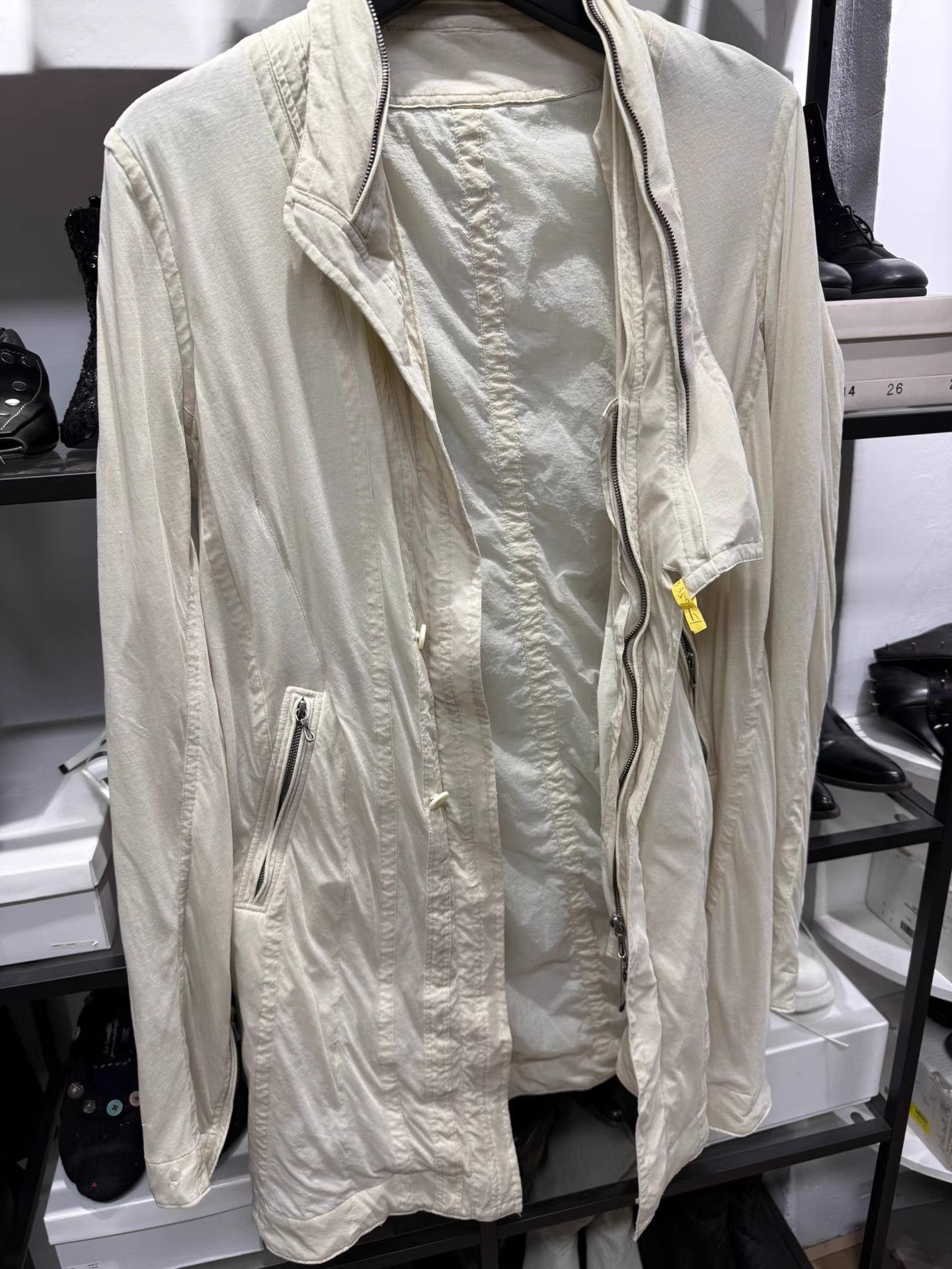 Julius Julius Sheer Double Layer Stand Collar Ruffle Jacket K20 Size US M / EU 48-50 / 2 - 9 Thumbnail