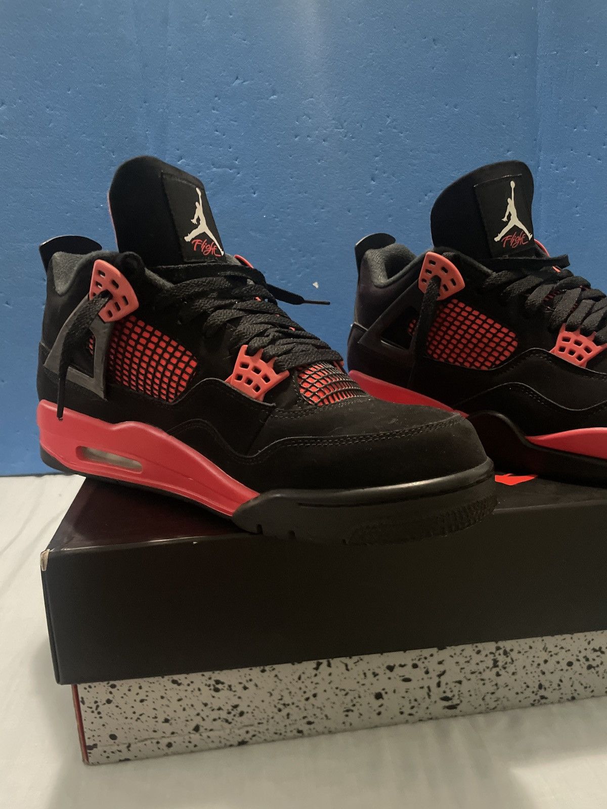 Jordan Brand Jordan 4s Red Thunders Size US 12 / EU 45 - 3 Thumbnail