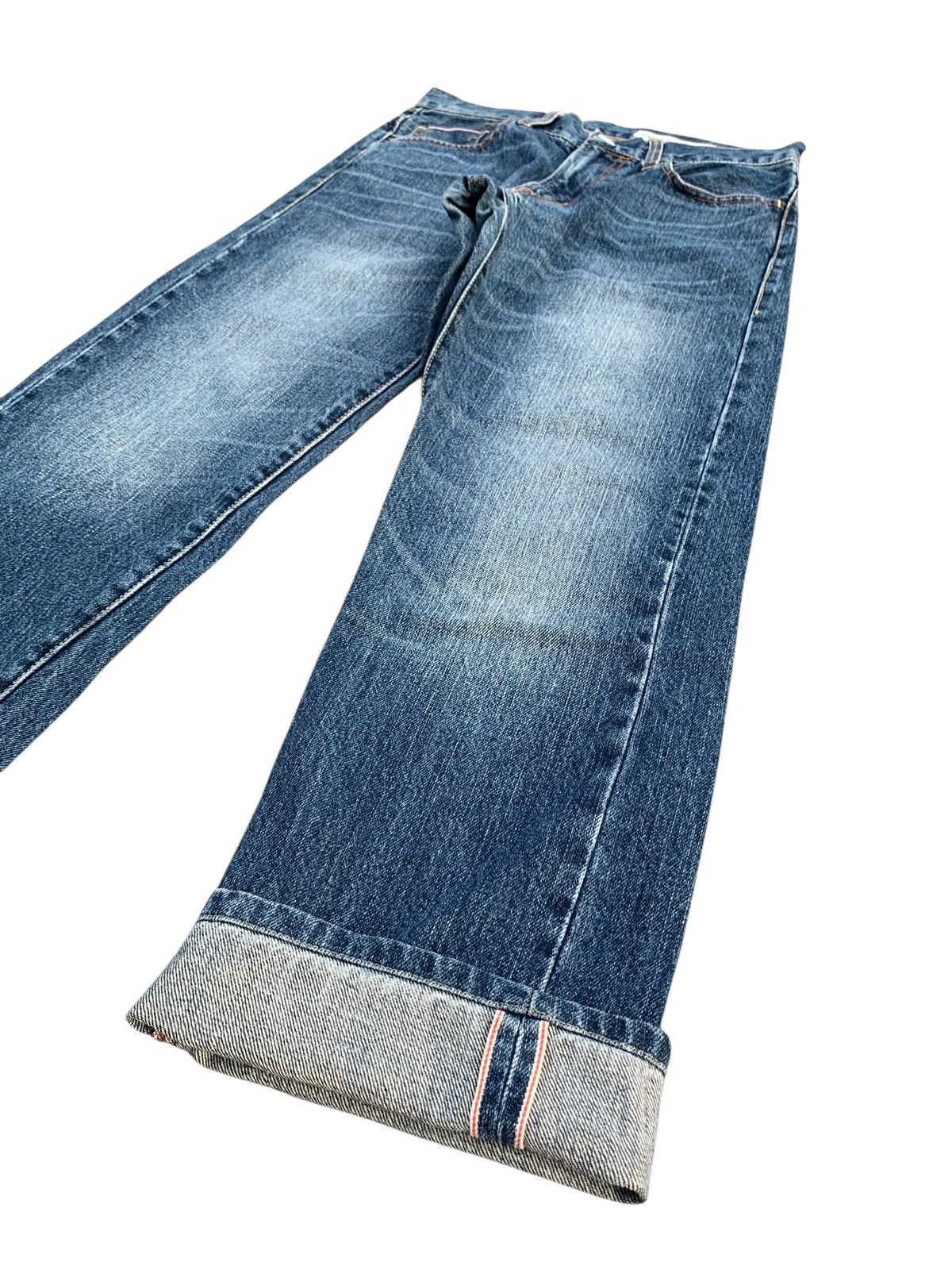 Kapital RUSH HOUR SELVEDGE JAPANESE RAW DISTRESSED DENIM Size US 30 / EU 46 - 5 Thumbnail