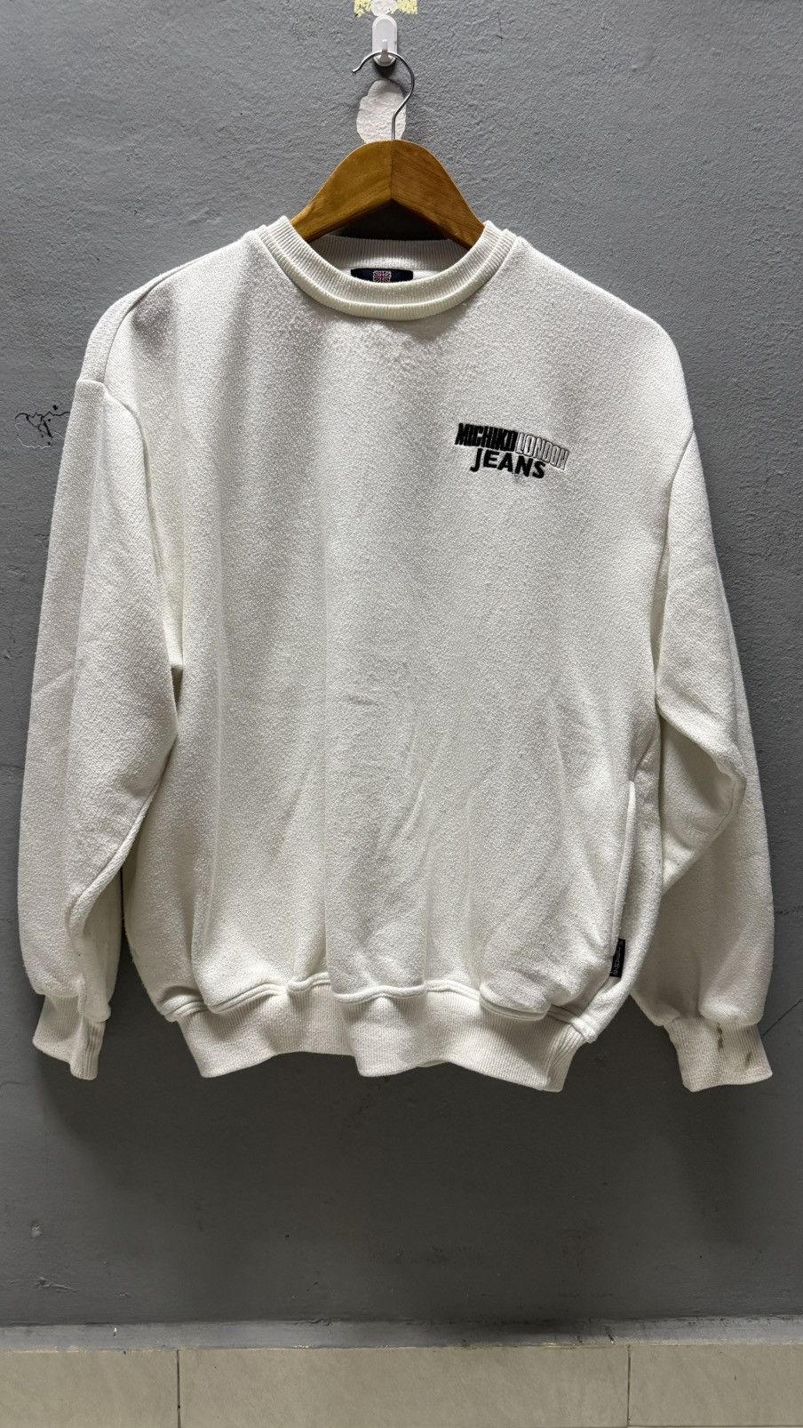 Japanese Brand × Michiko Koshino London × Vintage Sweatshirt Michiko London Jeans Size US L / EU 52-54 / 3 - 1 Thumbnail