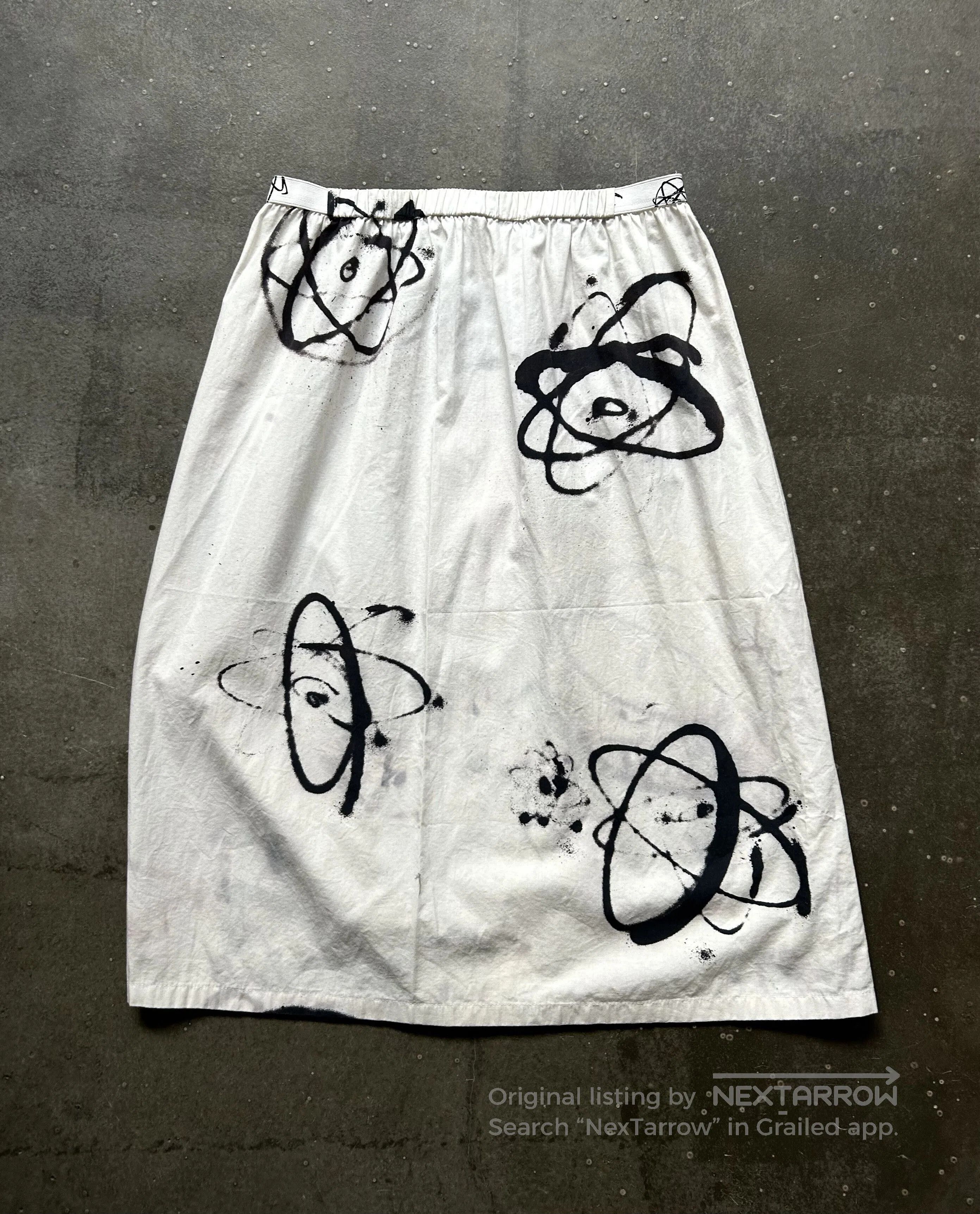 Undercover UNDERCOVER Graffiti Print Skirt. Size 24" / US 00 / IT 34 - 1 Thumbnail